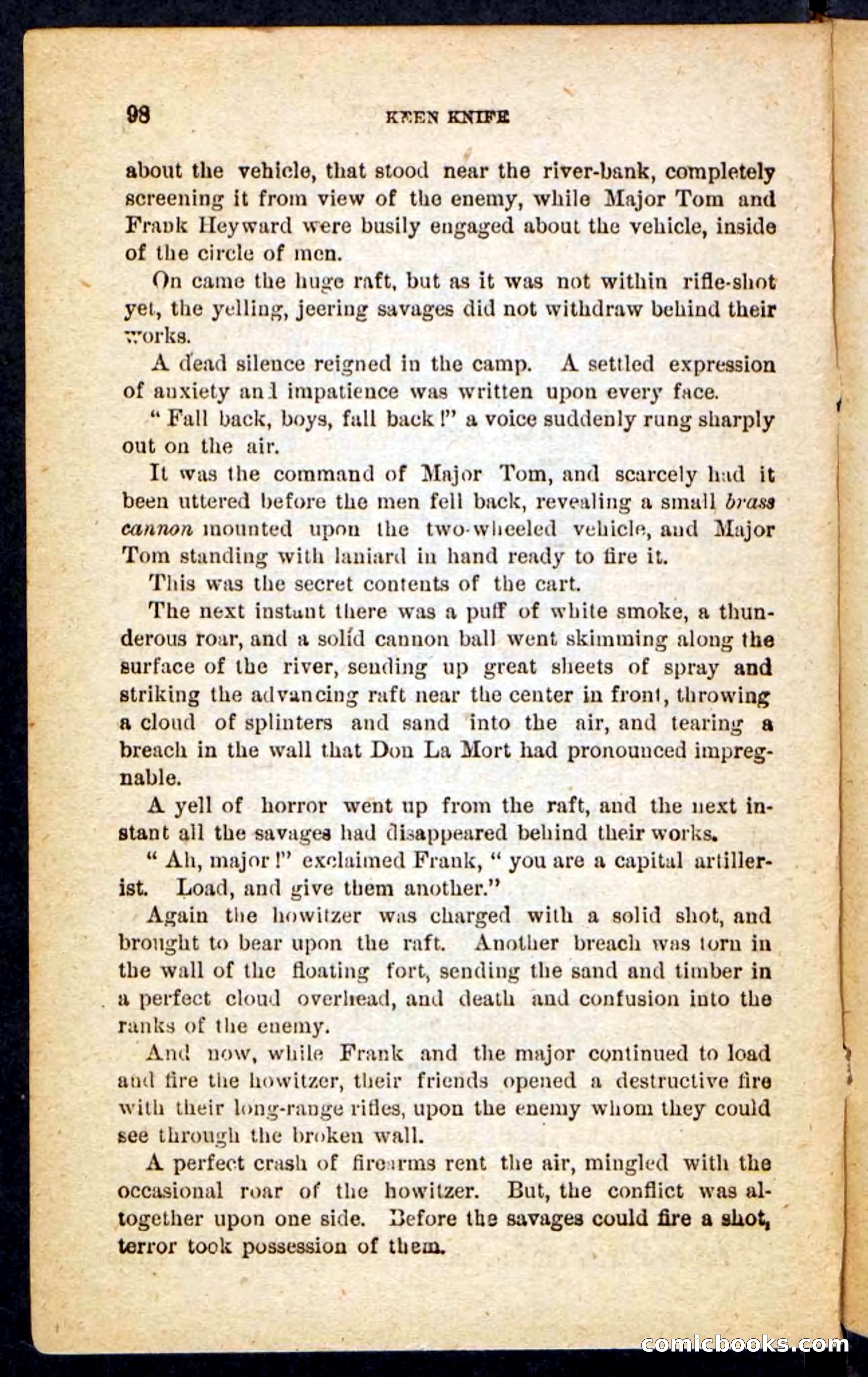 Beadle's Pocket Novels No. 199: Keen-Knife — page 94 of 100