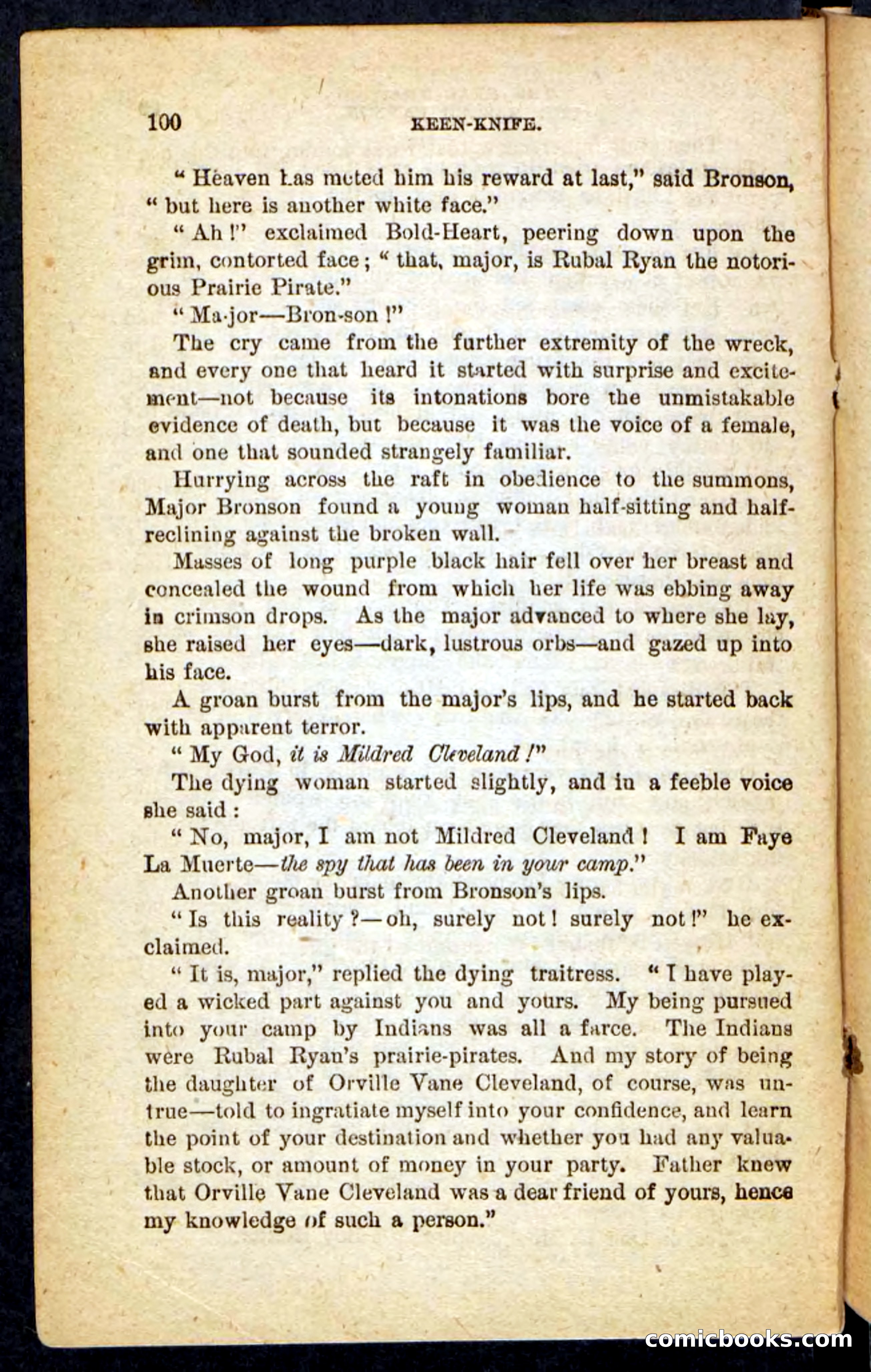 Beadle's Pocket Novels No. 199: Keen-Knife — page 96 of 100
