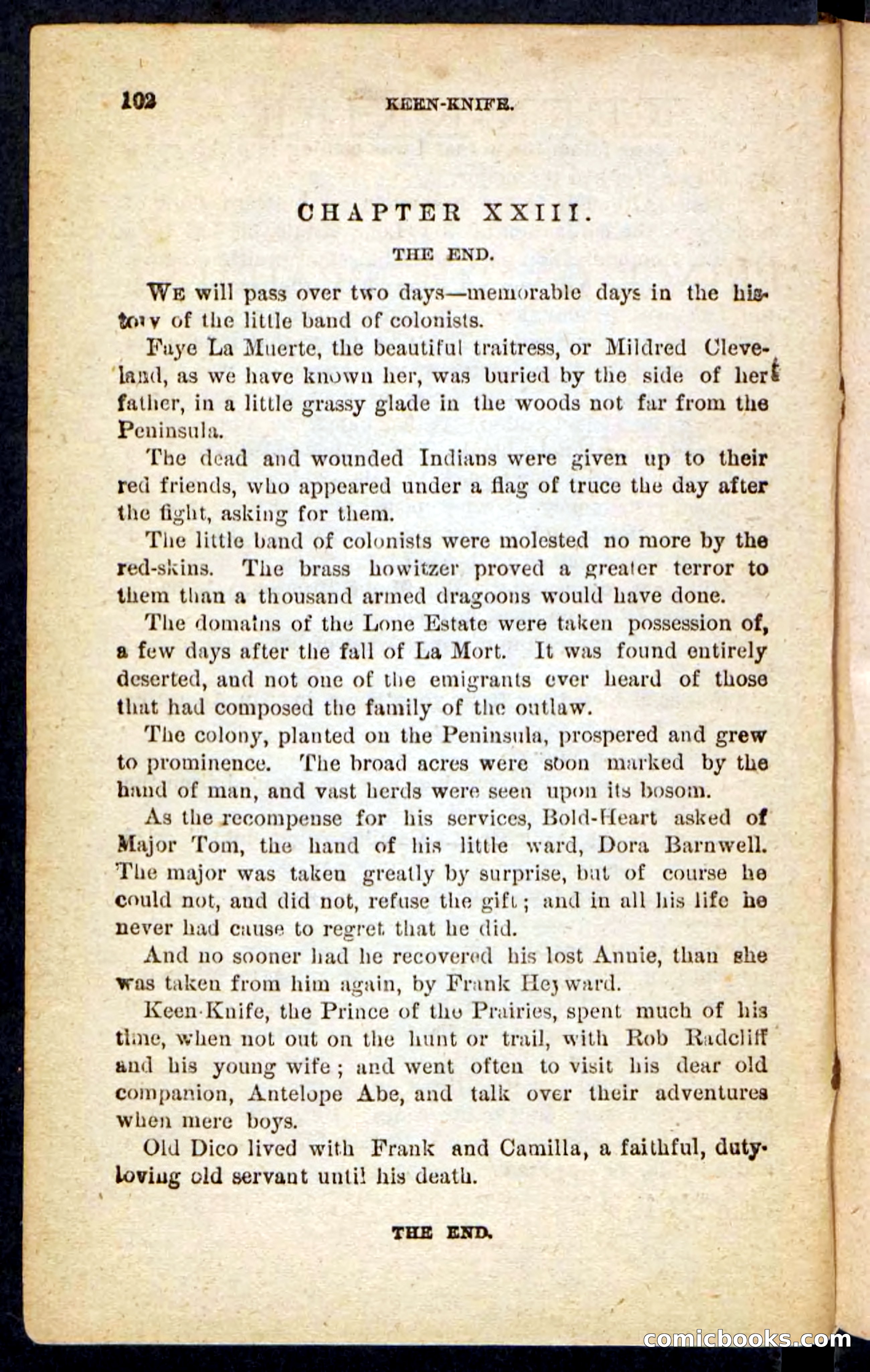 Beadle's Pocket Novels No. 199: Keen-Knife — page 98 of 100