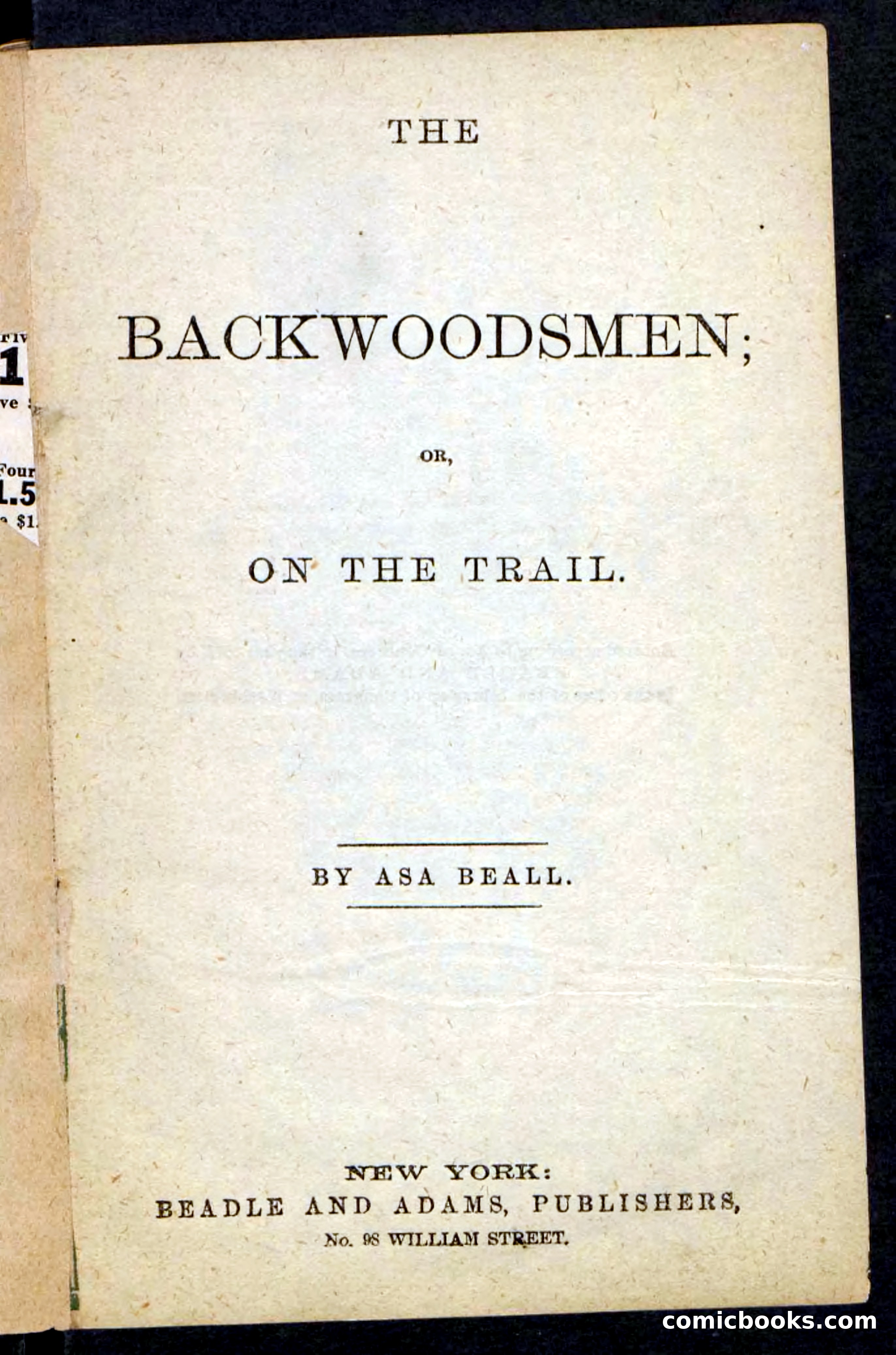 Beadle's Pocket Novels No. 214: The Backwoodsmen — page 3 of 100