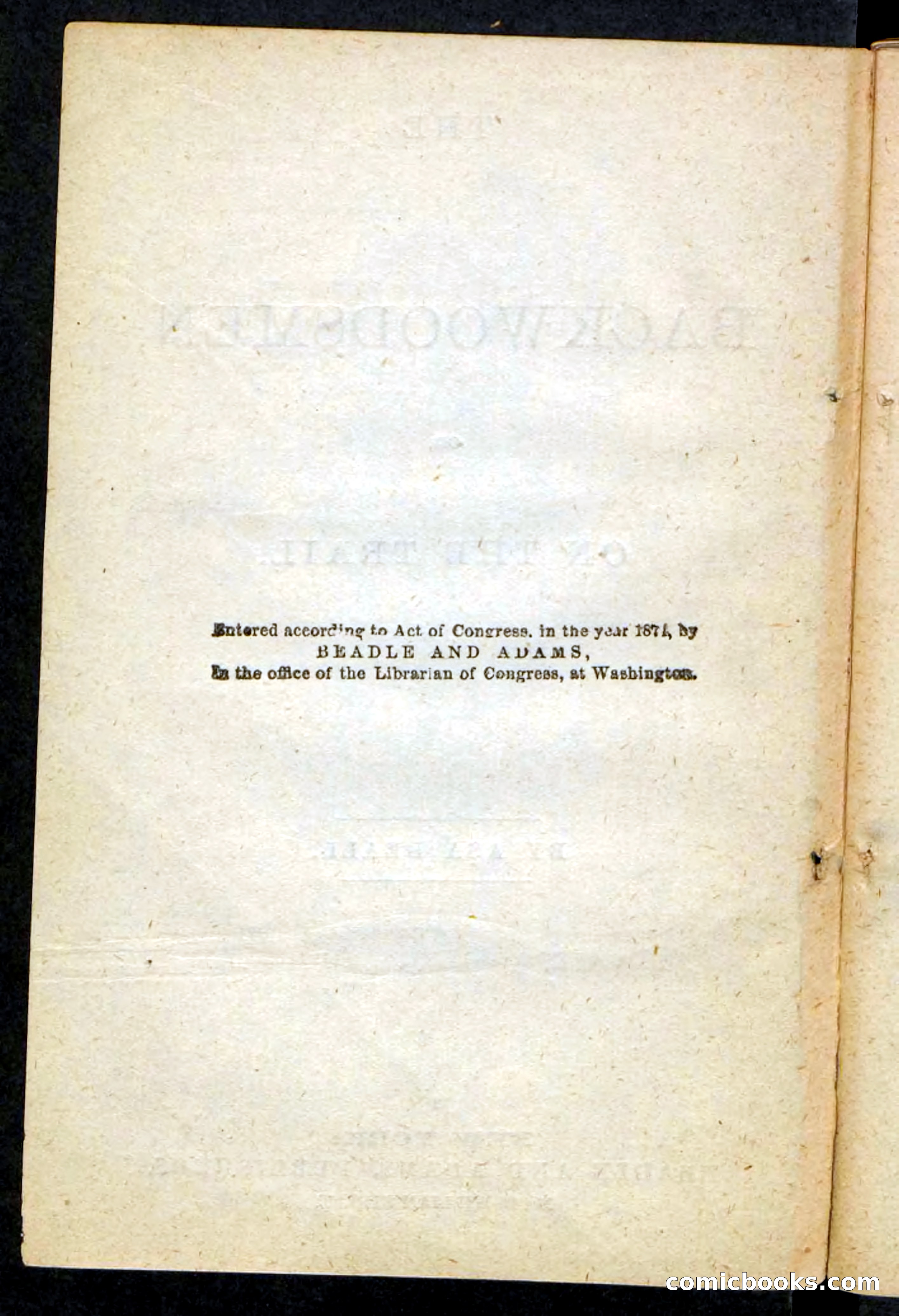 Beadle's Pocket Novels No. 214: The Backwoodsmen — page 4 of 100