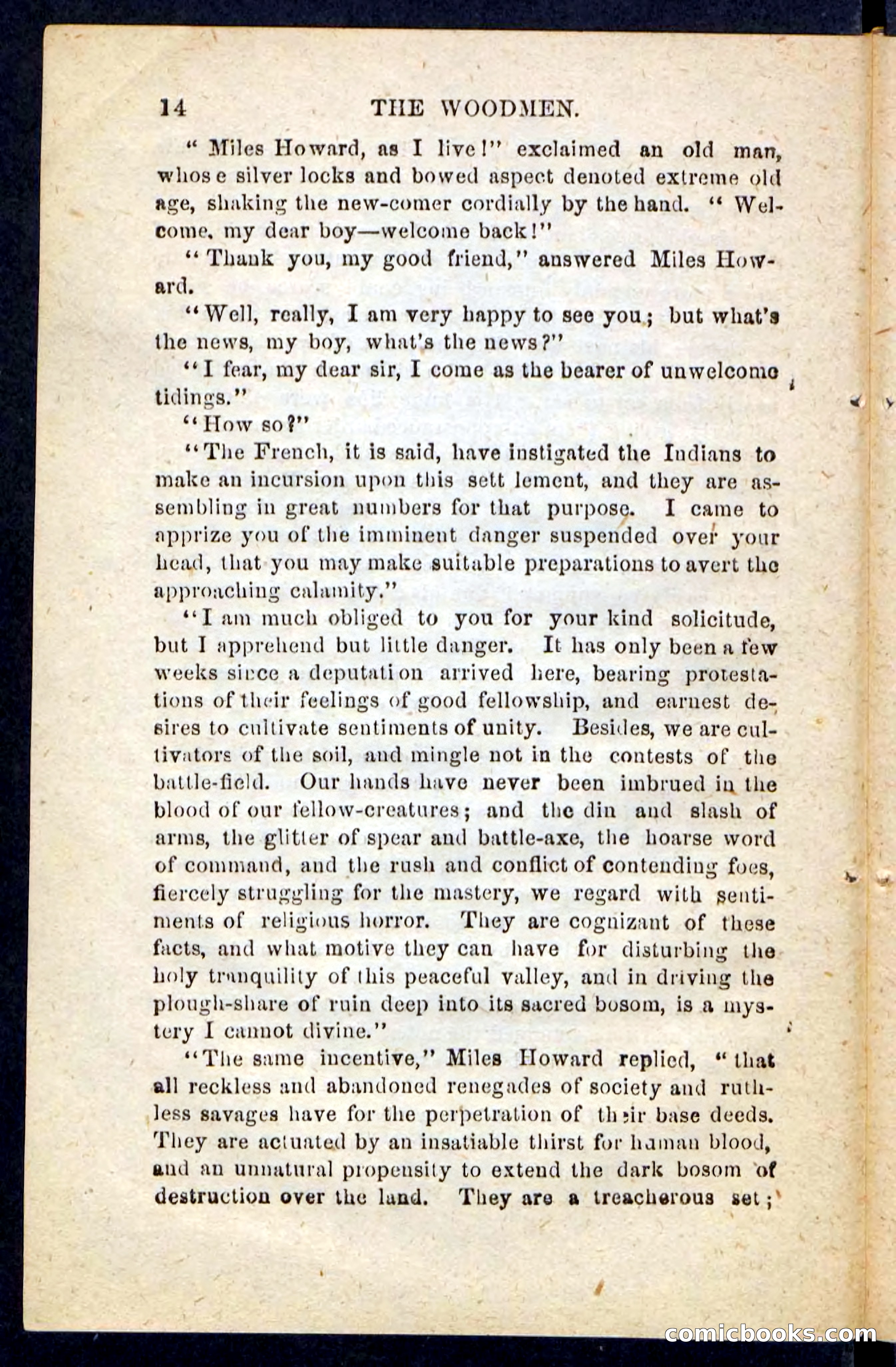 Beadle's Pocket Novels No. 214: The Backwoodsmen — page 10 of 100
