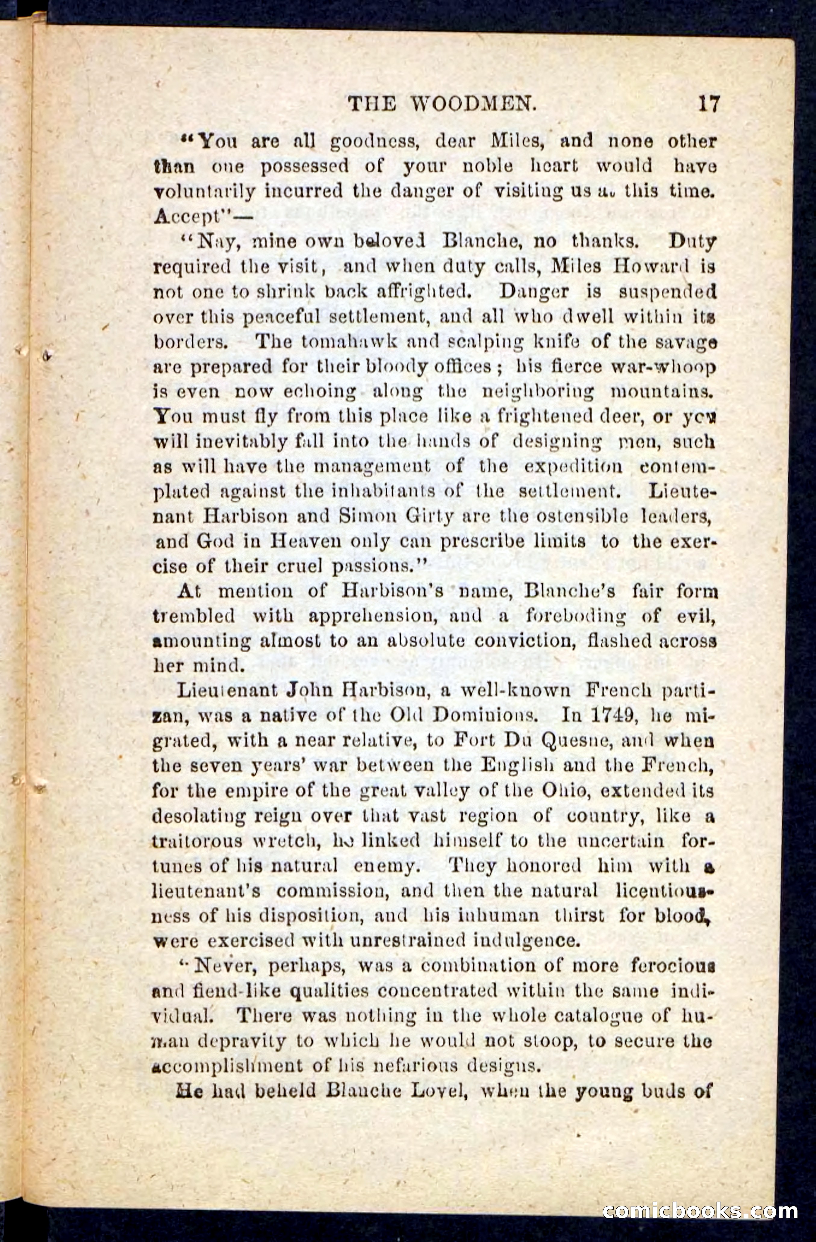 Beadle's Pocket Novels No. 214: The Backwoodsmen — page 13 of 100