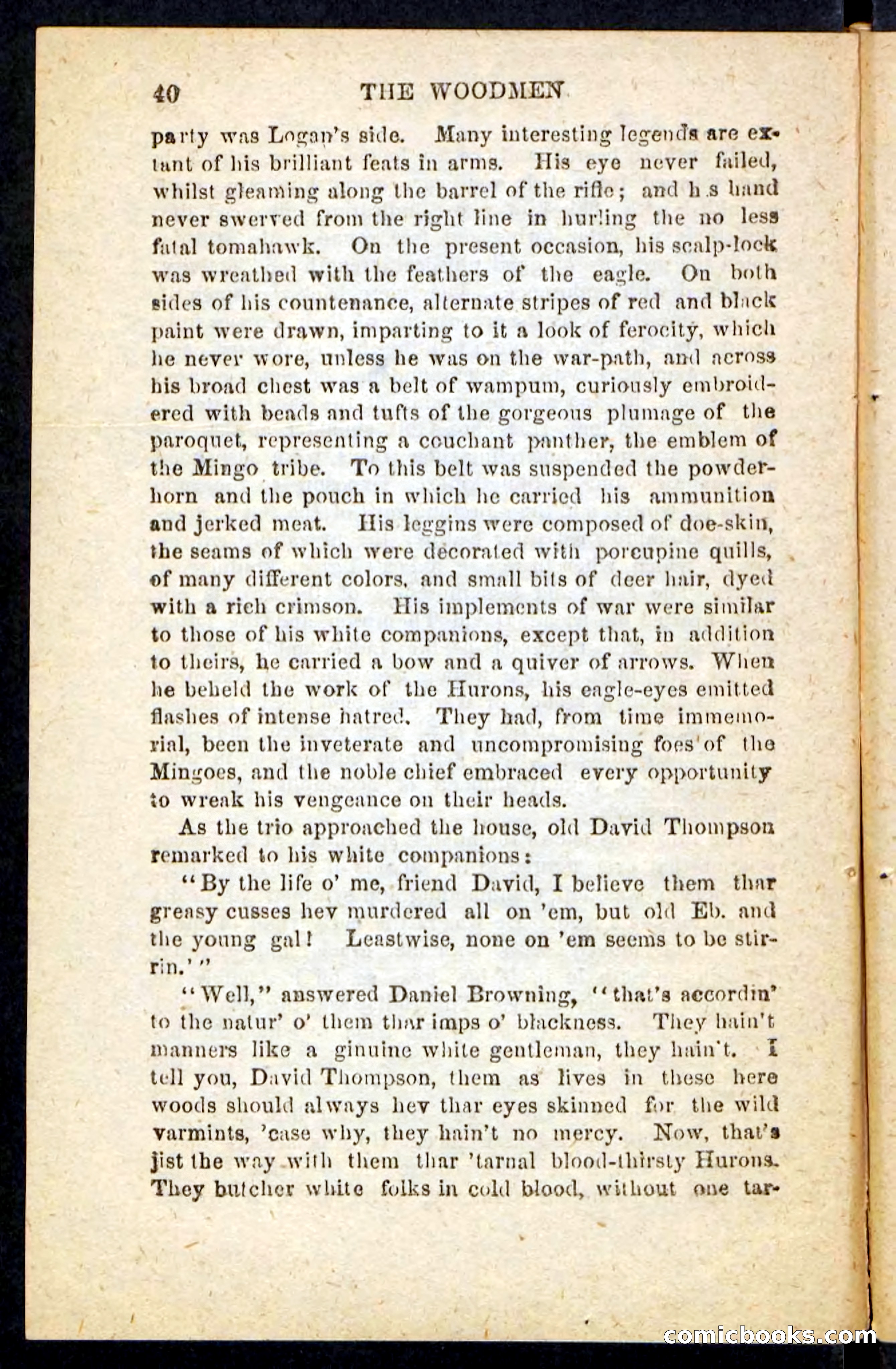 Beadle's Pocket Novels No. 214: The Backwoodsmen — page 36 of 100