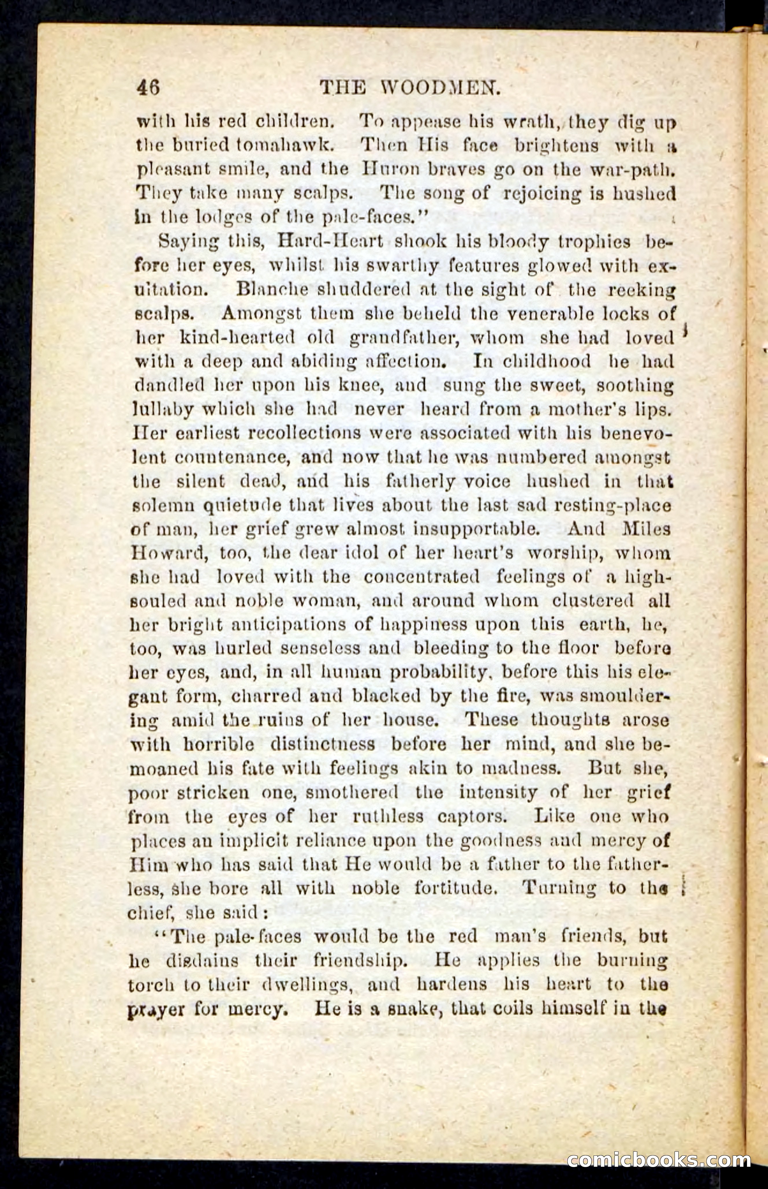Beadle's Pocket Novels No. 214: The Backwoodsmen — page 42 of 100