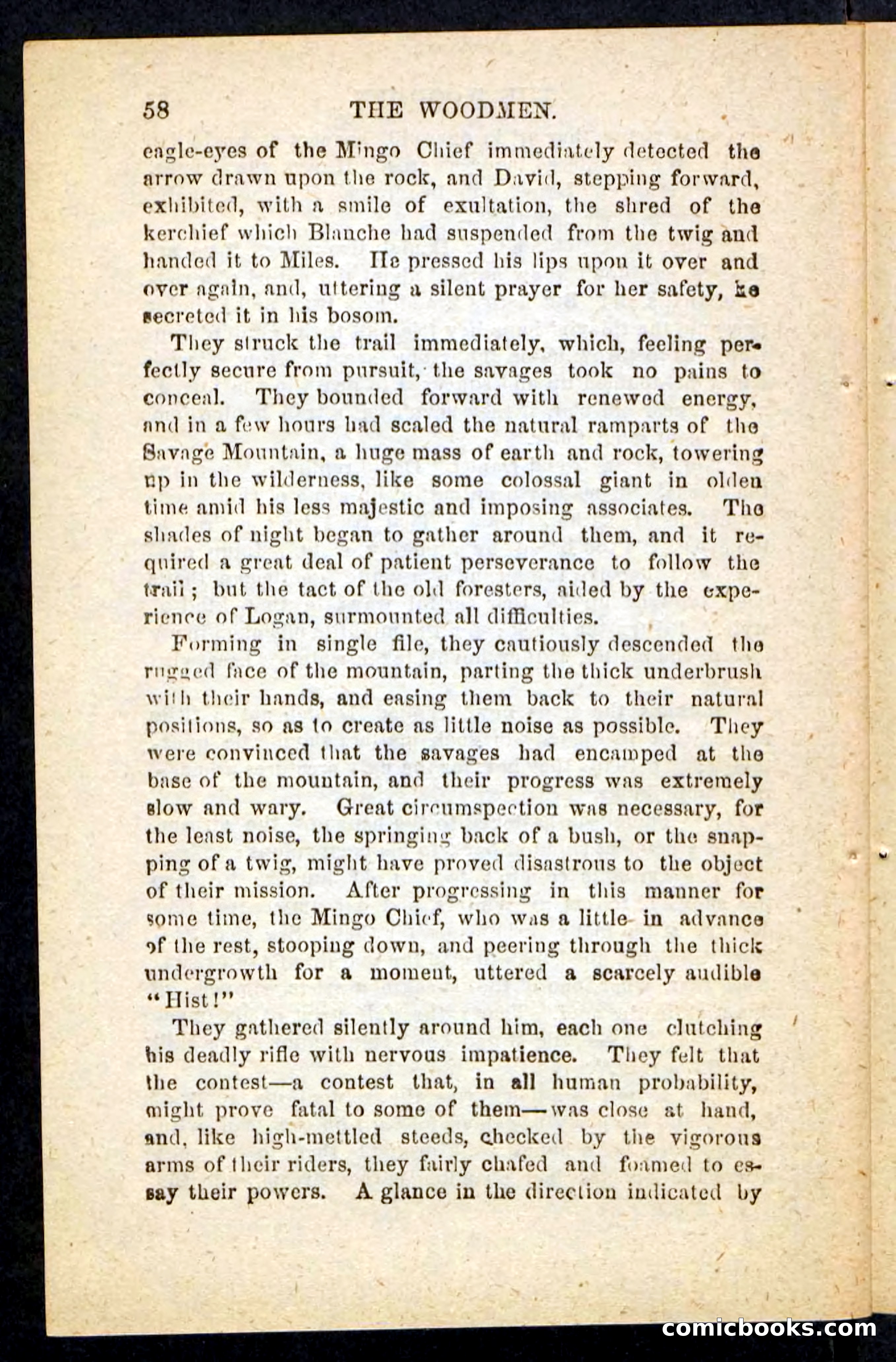 Beadle's Pocket Novels No. 214: The Backwoodsmen — page 54 of 100