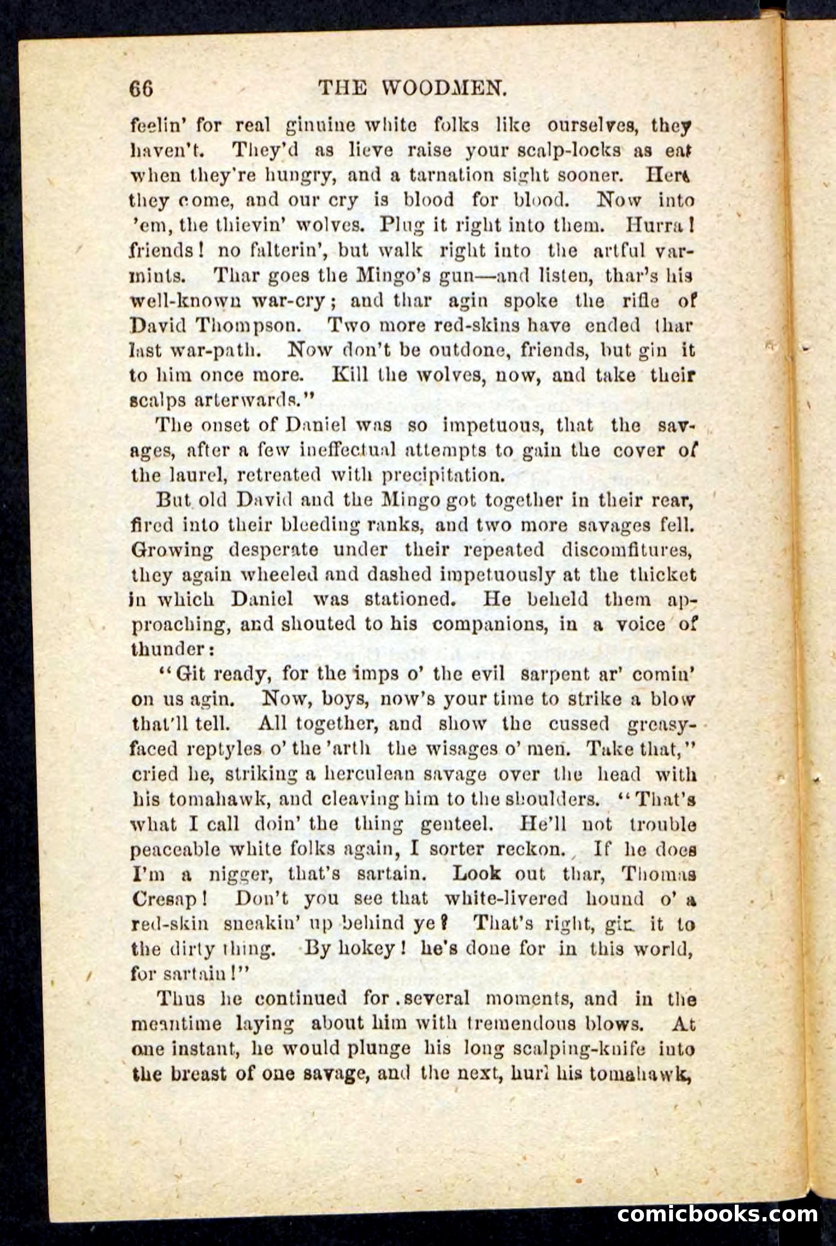 Beadle's Pocket Novels No. 214: The Backwoodsmen — page 62 of 100