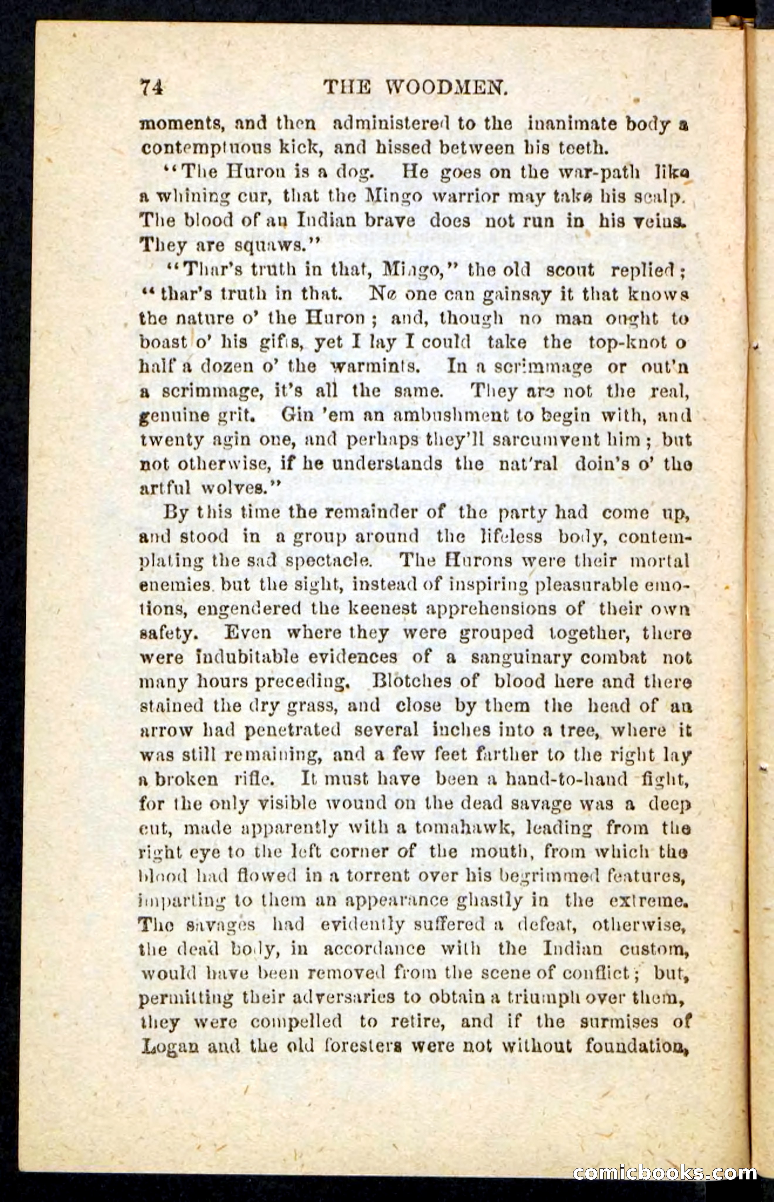 Beadle's Pocket Novels No. 214: The Backwoodsmen — page 70 of 100