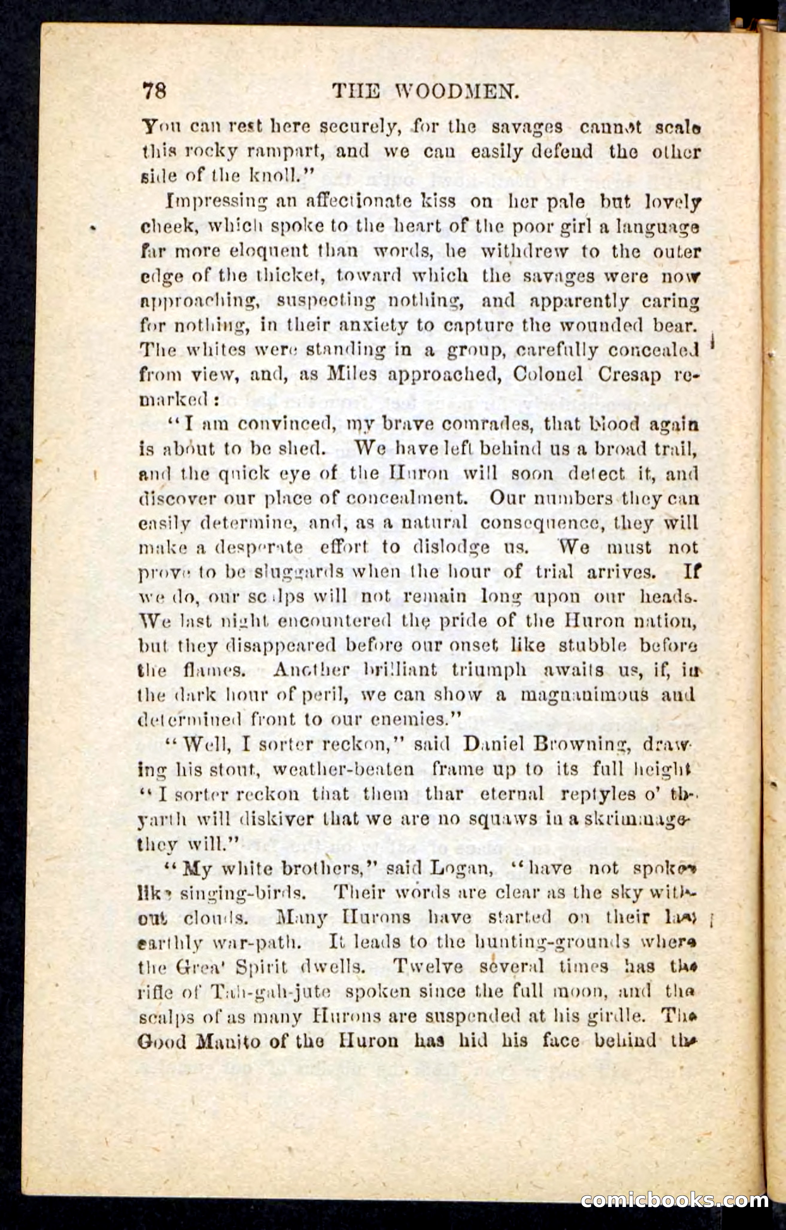 Beadle's Pocket Novels No. 214: The Backwoodsmen — page 74 of 100