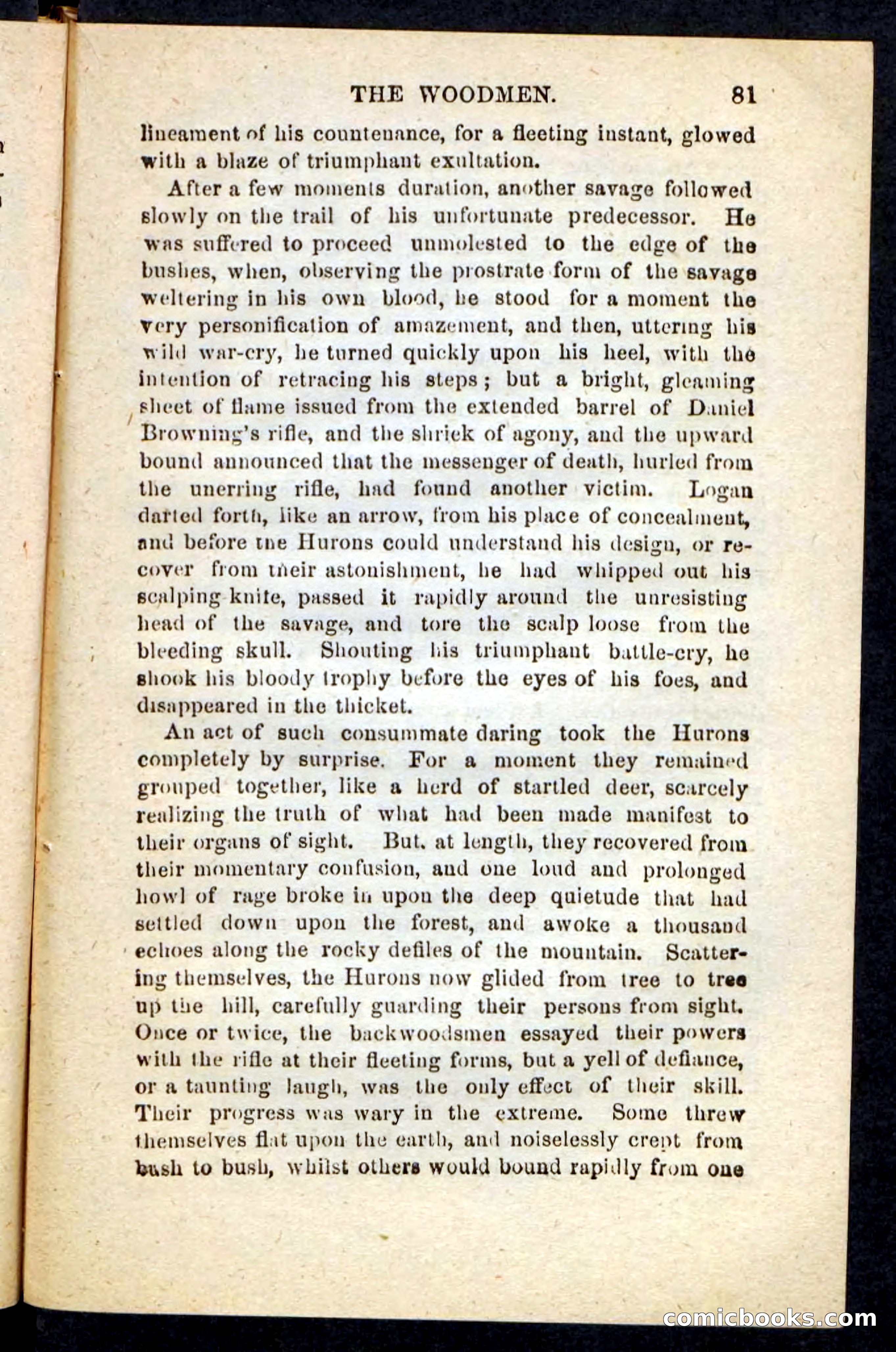 Beadle's Pocket Novels No. 214: The Backwoodsmen — page 77 of 100