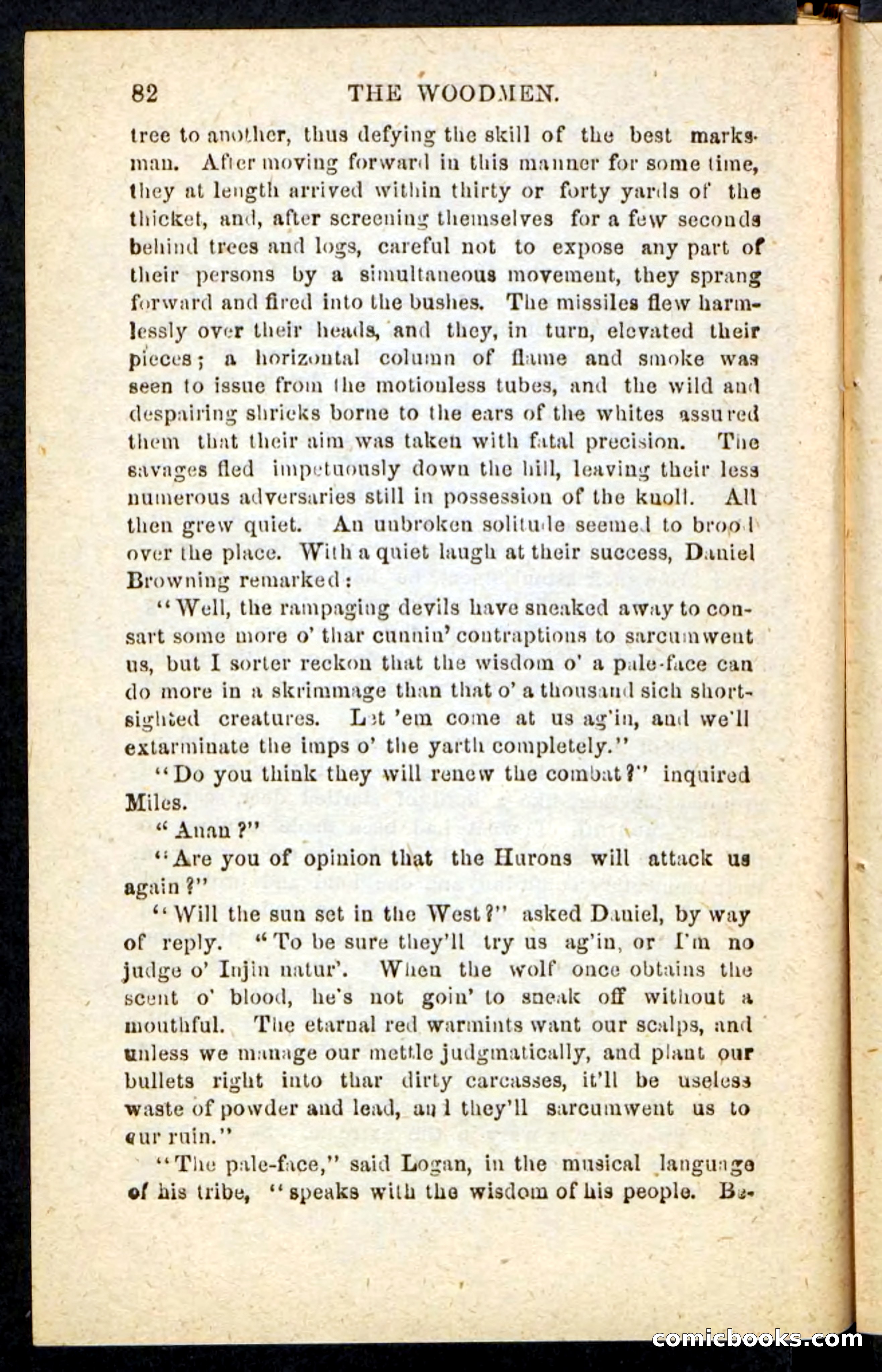 Beadle's Pocket Novels No. 214: The Backwoodsmen — page 78 of 100