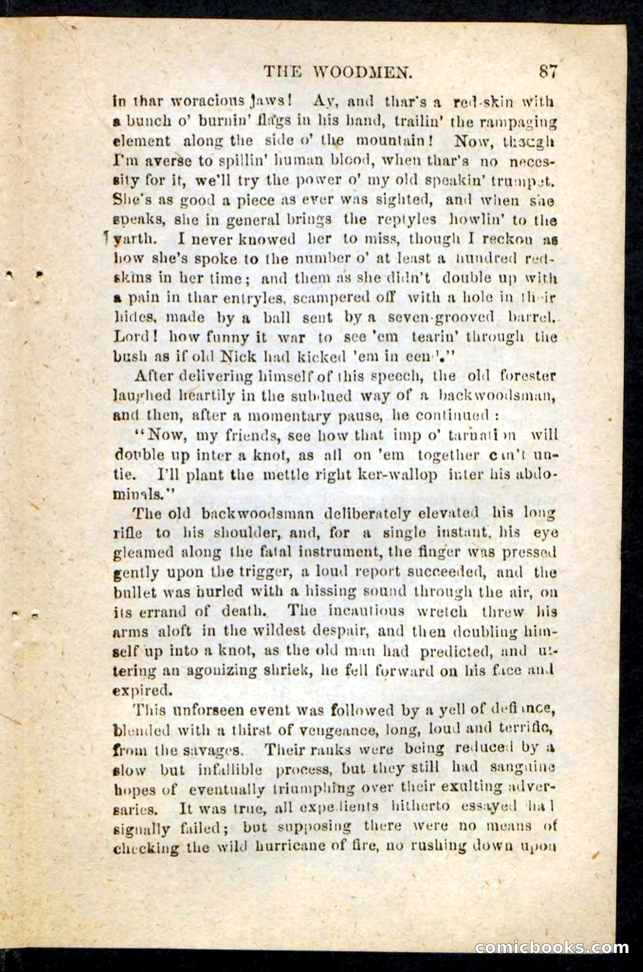 Beadle's Pocket Novels No. 214: The Backwoodsmen — page 83 of 100