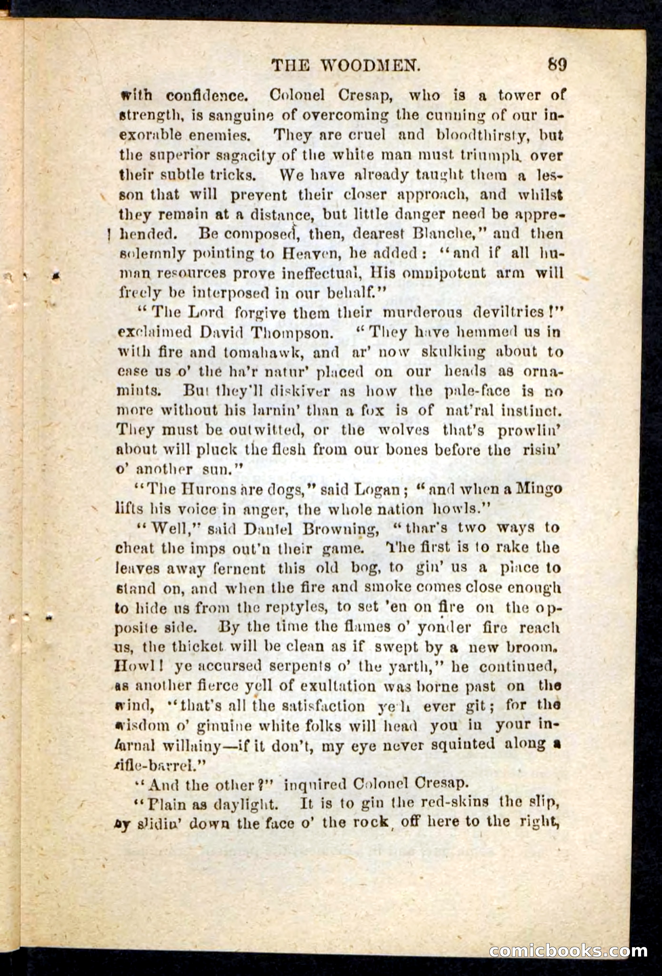 Beadle's Pocket Novels No. 214: The Backwoodsmen — page 85 of 100