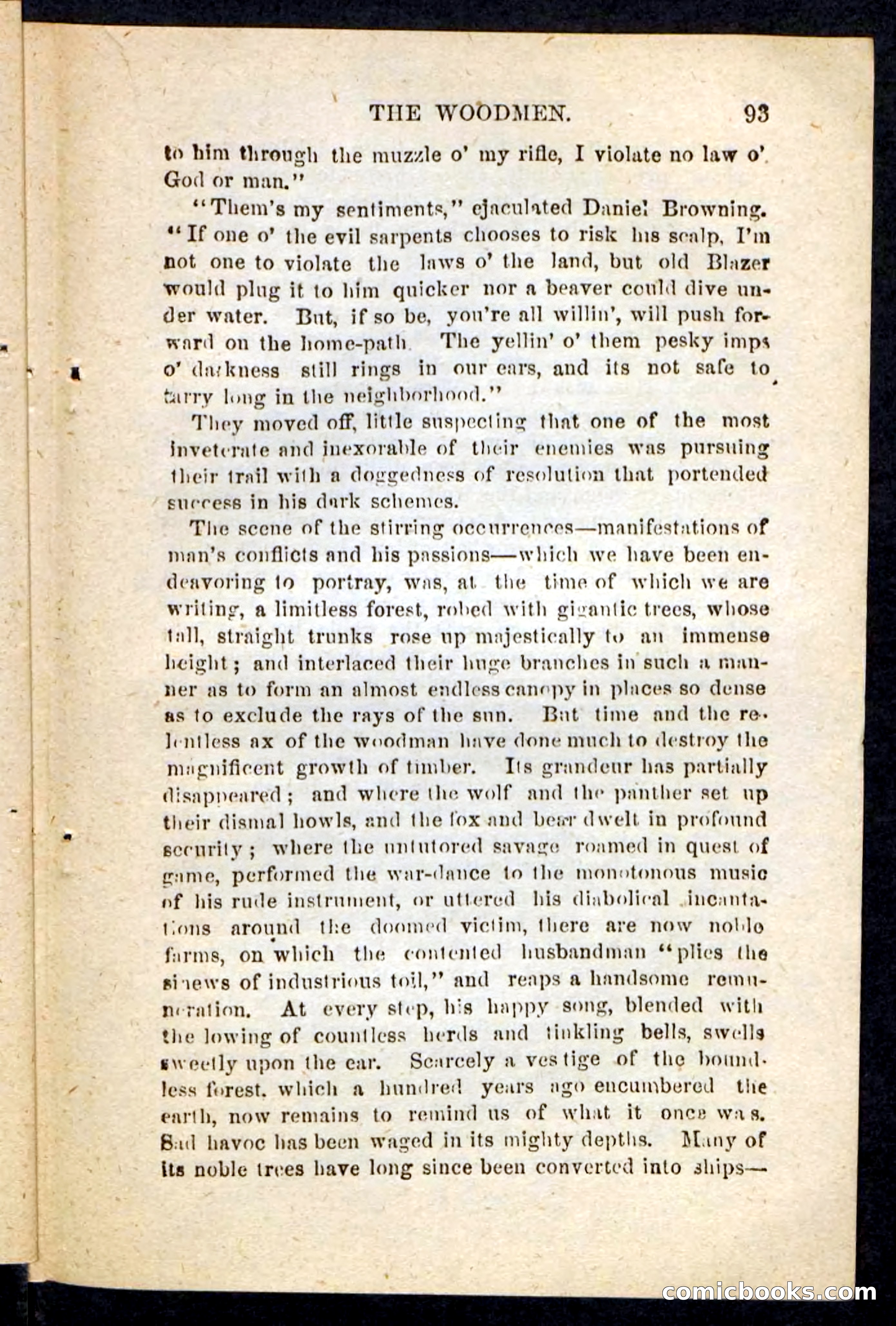 Beadle's Pocket Novels No. 214: The Backwoodsmen — page 89 of 100