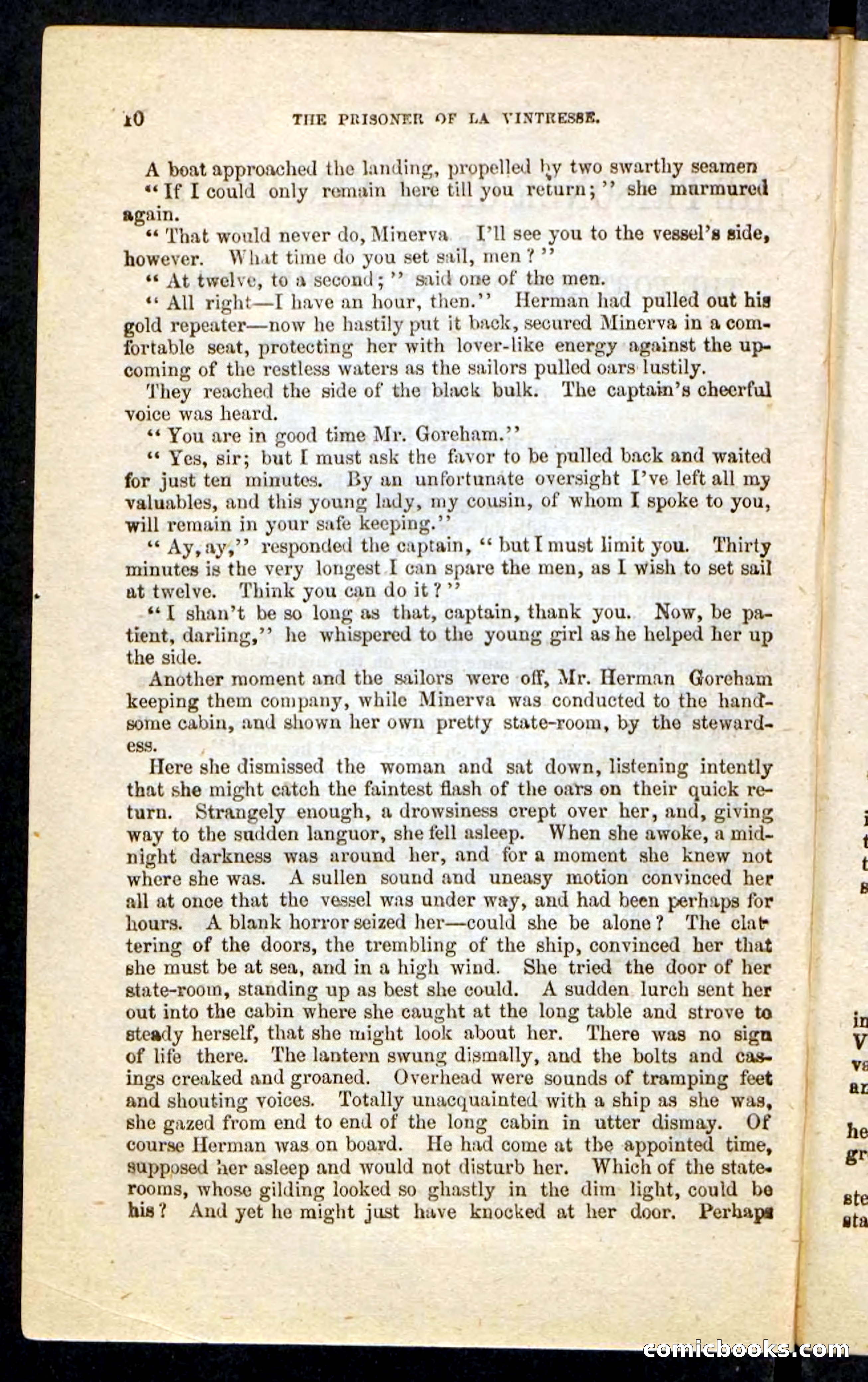 Beadle's Pocket Novels No. 215: Prisoner of La Vintresse — page 6 of 100