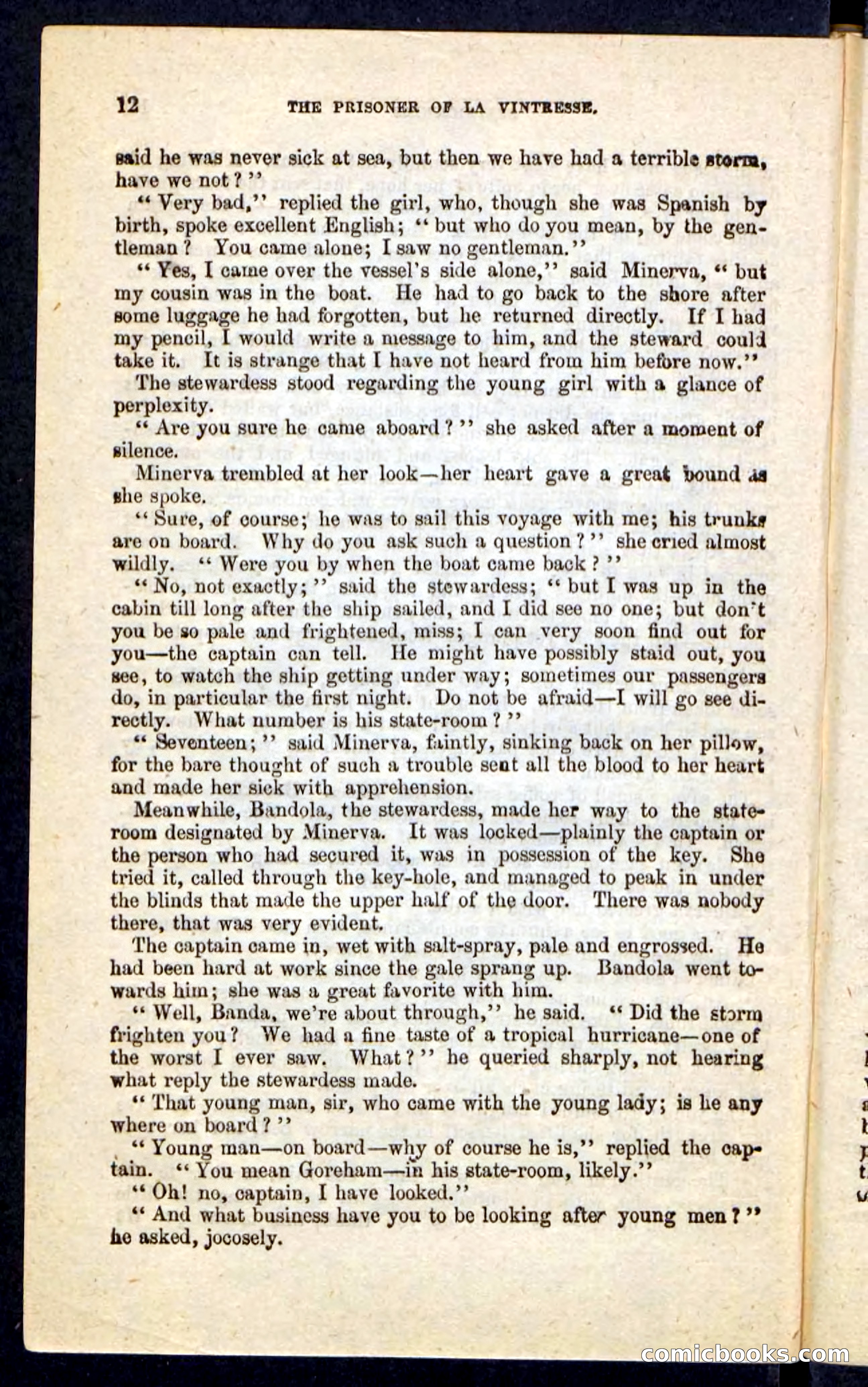 Beadle's Pocket Novels No. 215: Prisoner of La Vintresse — page 8 of 100