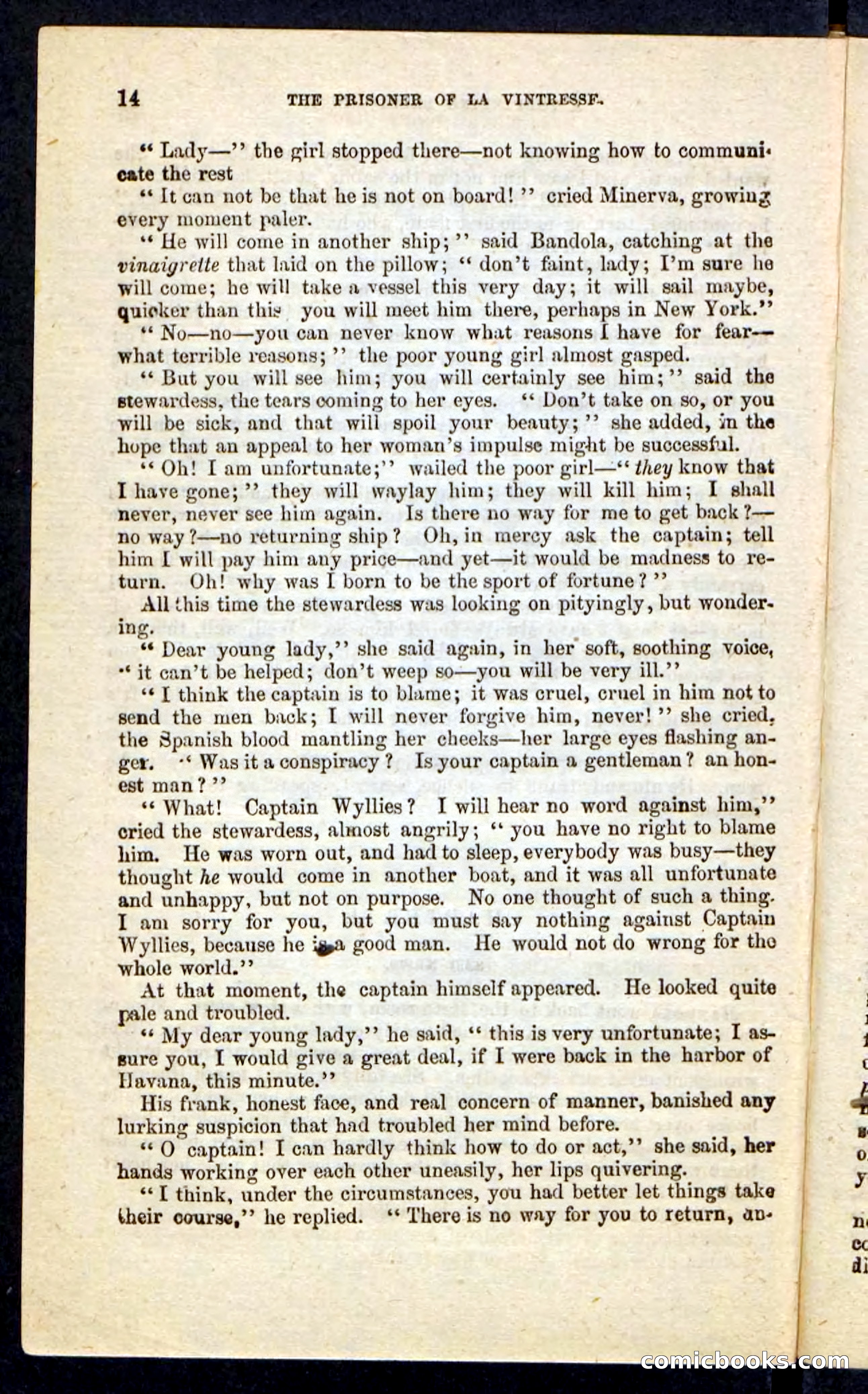 Beadle's Pocket Novels No. 215: Prisoner of La Vintresse — page 10 of 100