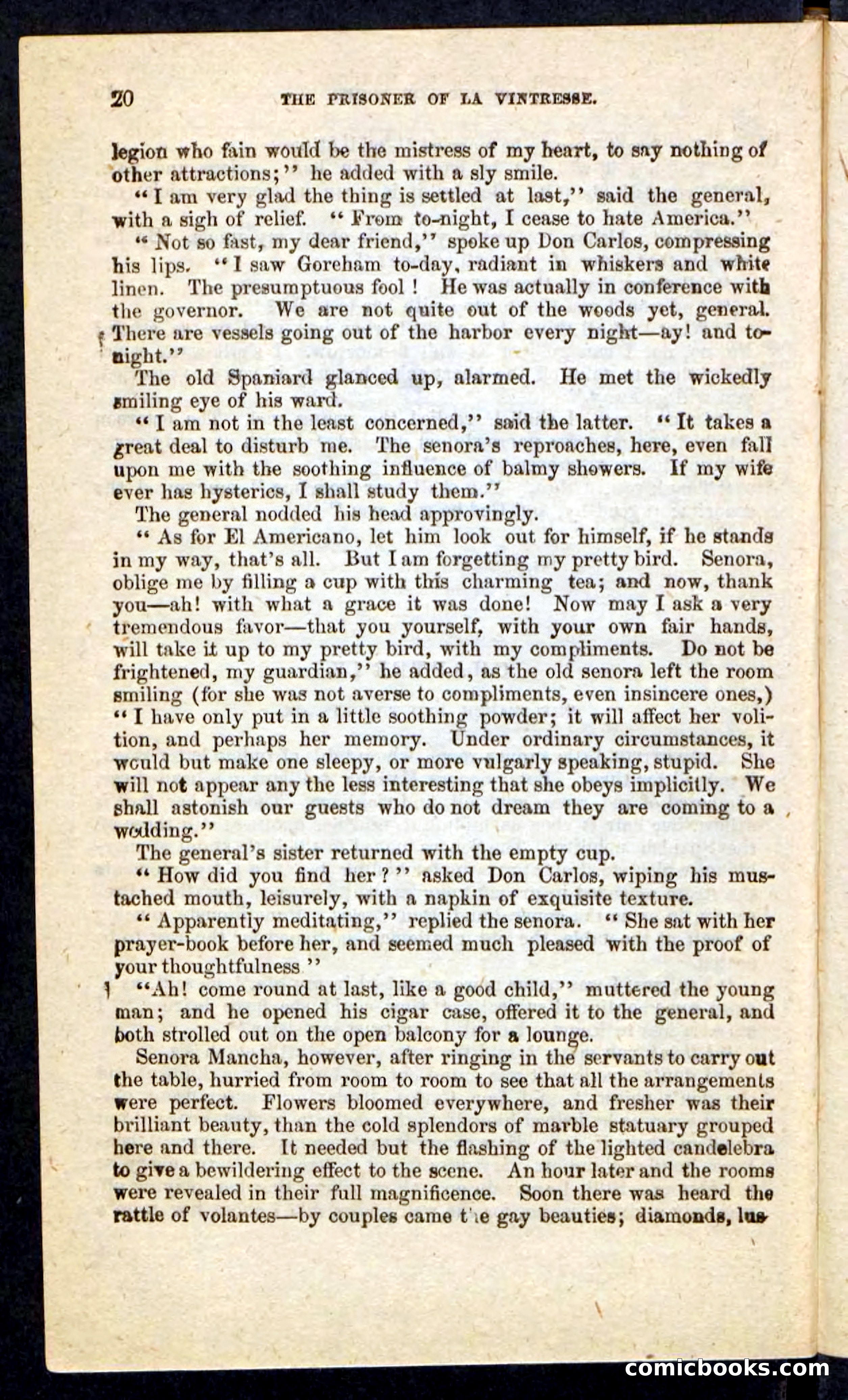 Beadle's Pocket Novels No. 215: Prisoner of La Vintresse — page 16 of 100