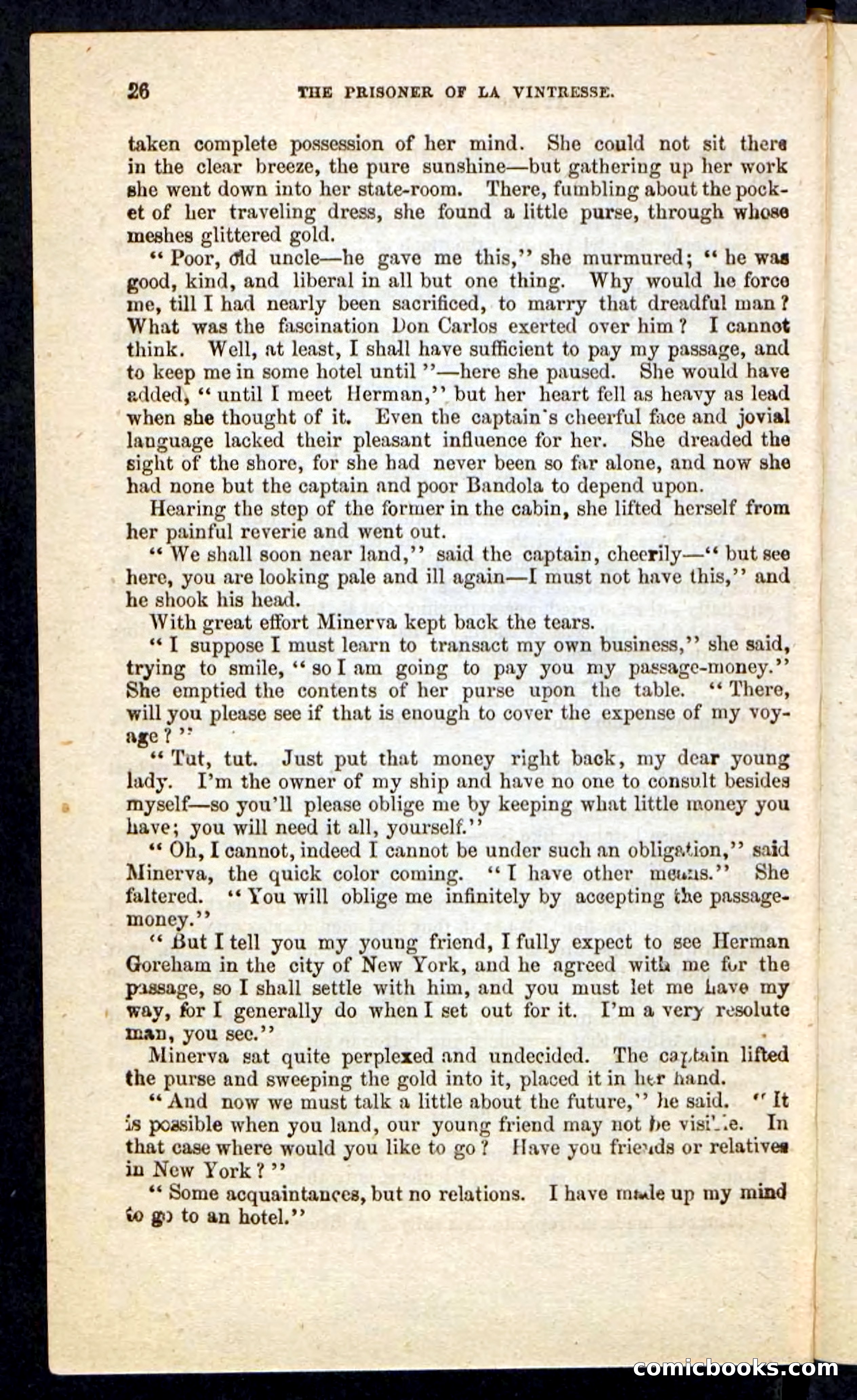 Beadle's Pocket Novels No. 215: Prisoner of La Vintresse — page 22 of 100