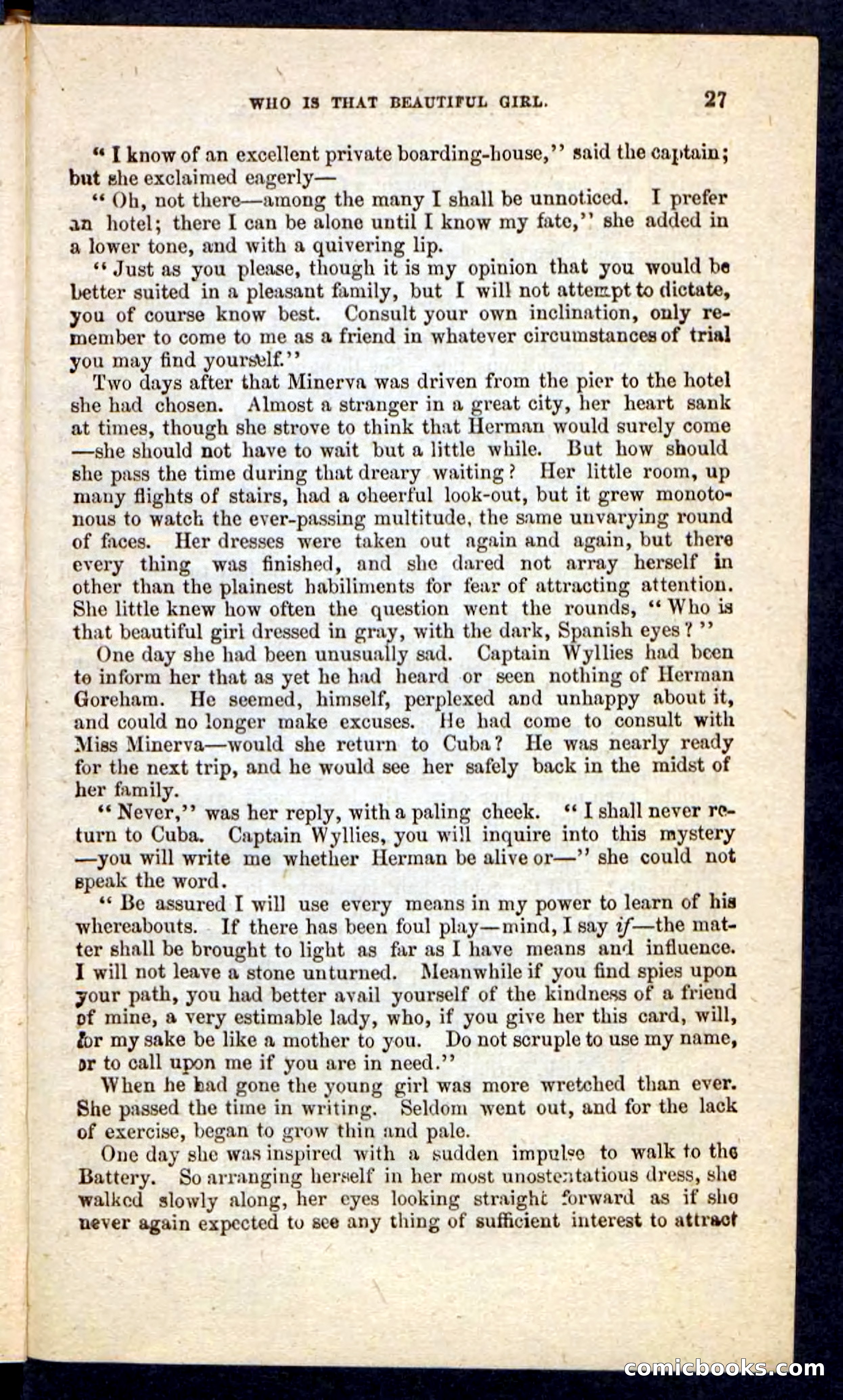 Beadle's Pocket Novels No. 215: Prisoner of La Vintresse — page 23 of 100
