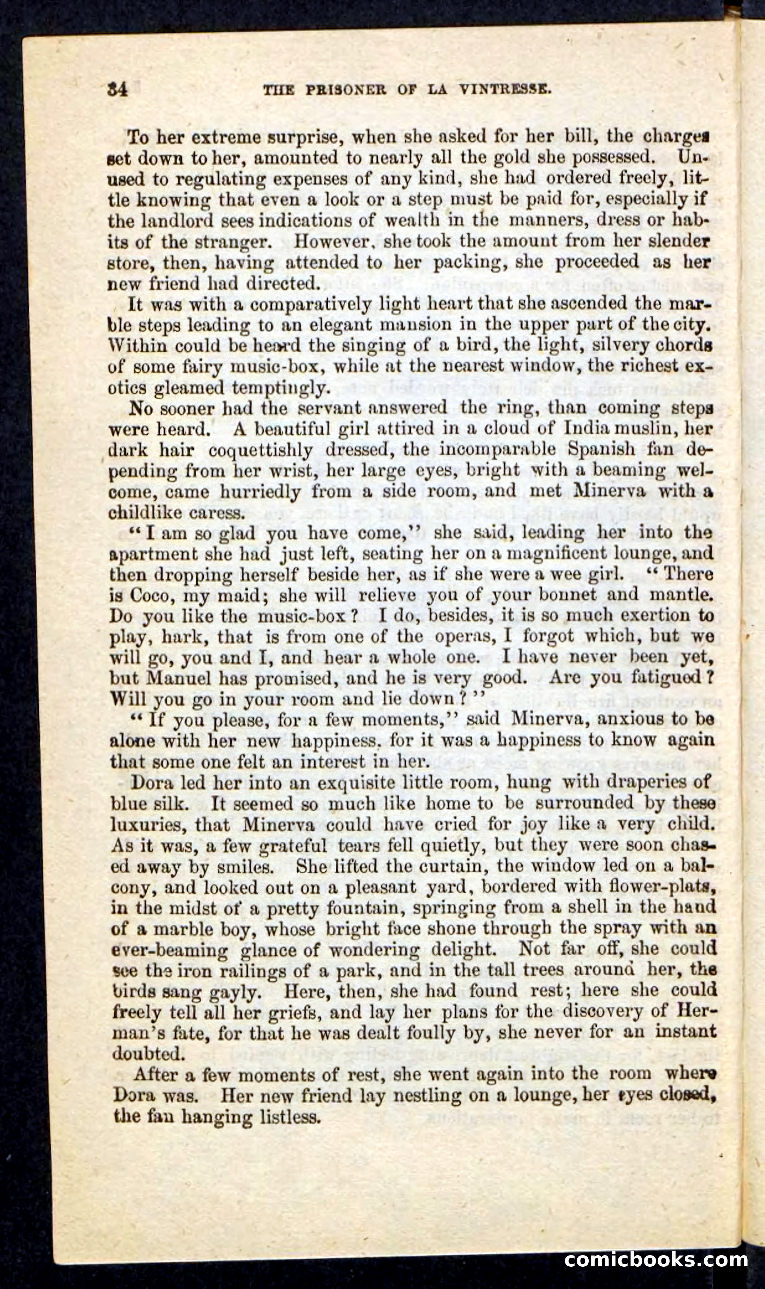 Beadle's Pocket Novels No. 215: Prisoner of La Vintresse — page 30 of 100