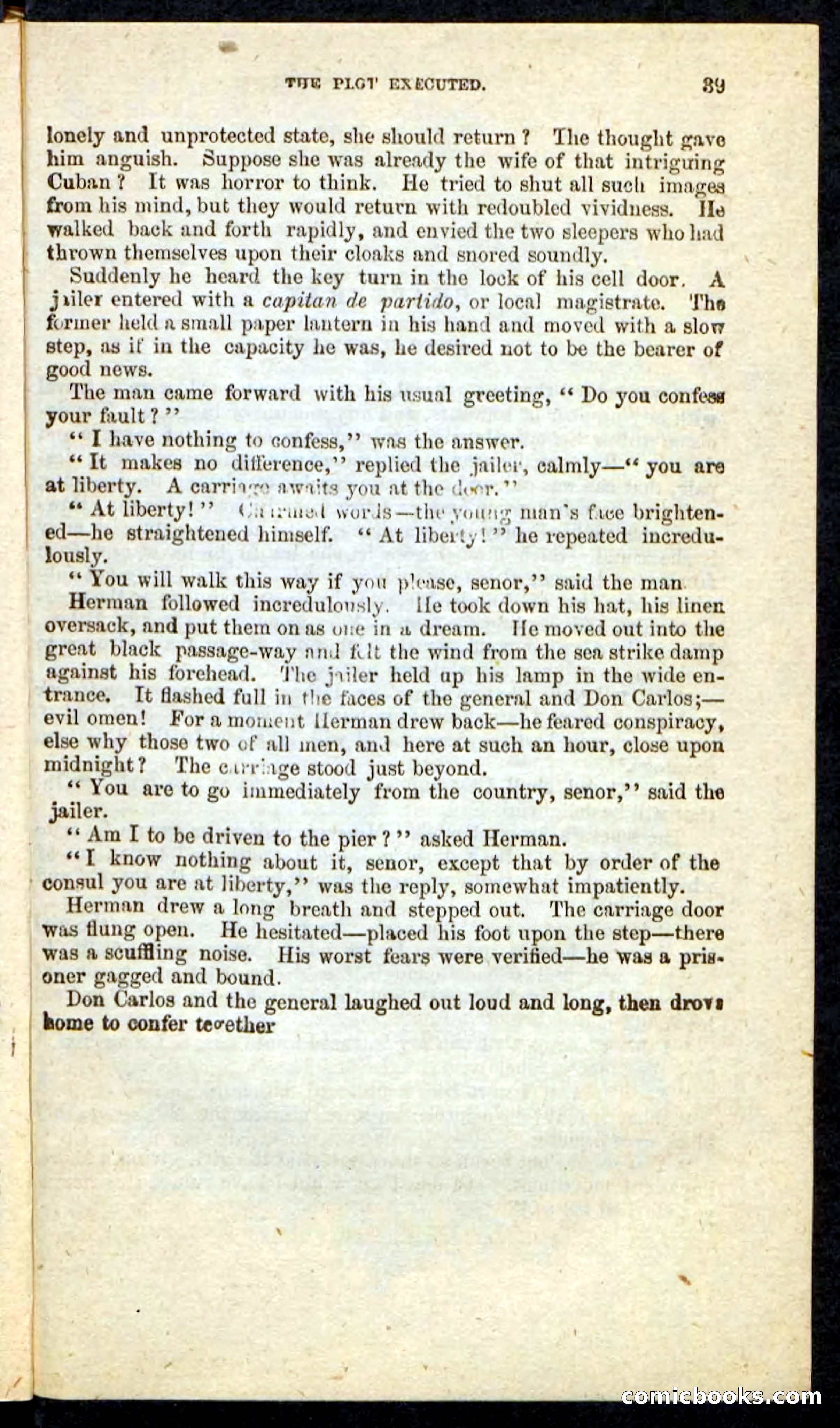 Beadle's Pocket Novels No. 215: Prisoner of La Vintresse — page 35 of 100
