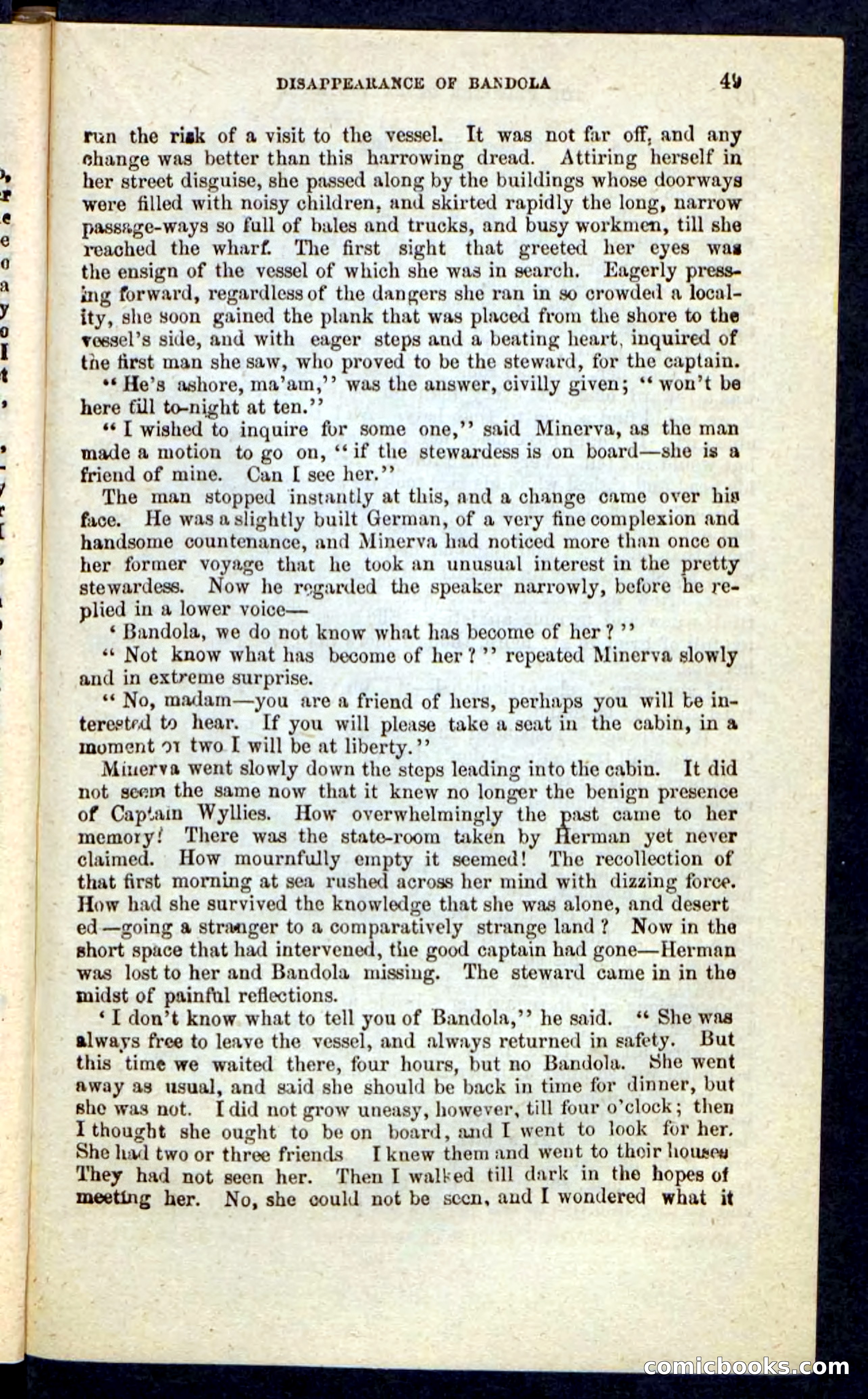 Beadle's Pocket Novels No. 215: Prisoner of La Vintresse — page 45 of 100