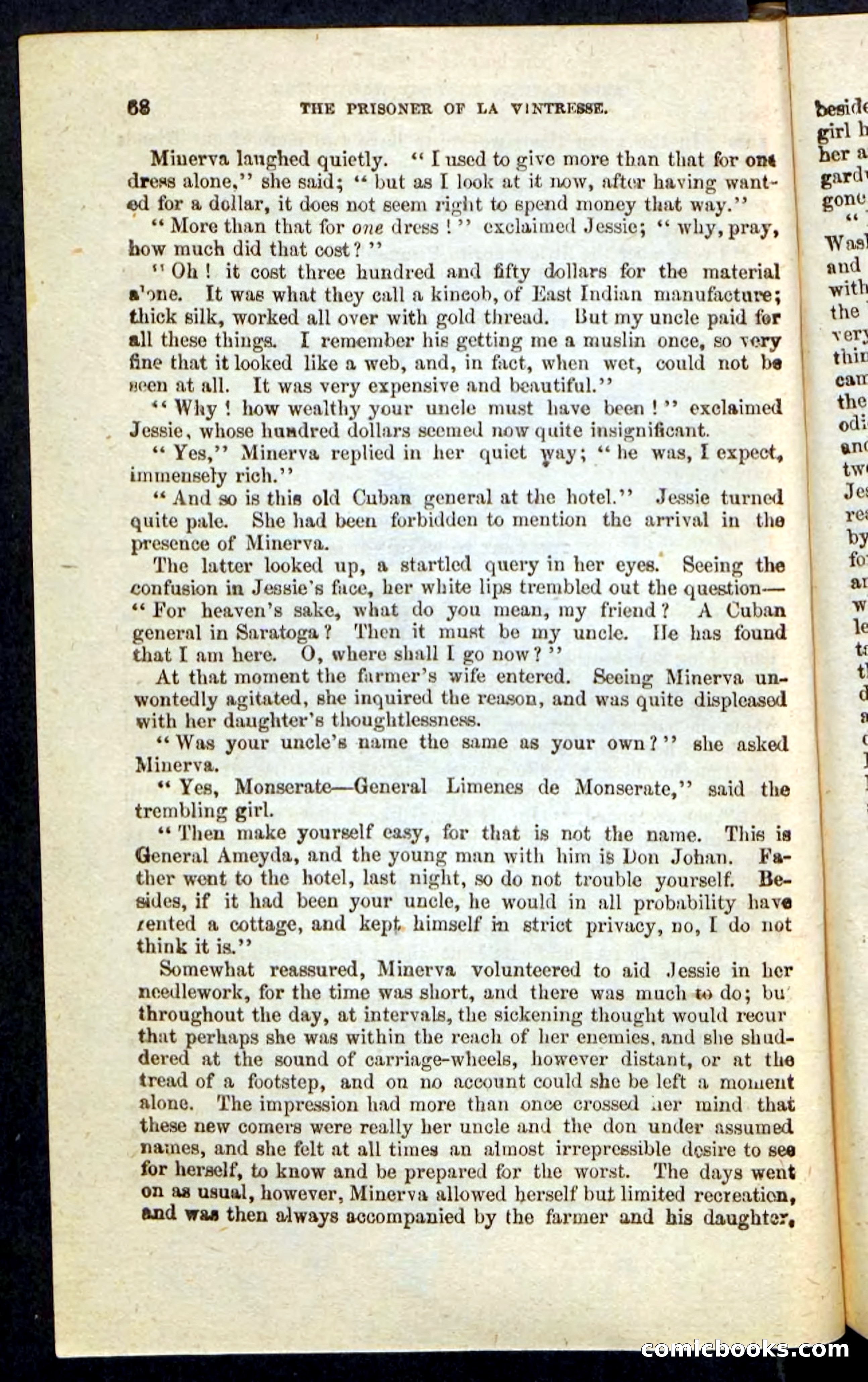 Beadle's Pocket Novels No. 215: Prisoner of La Vintresse — page 64 of 100