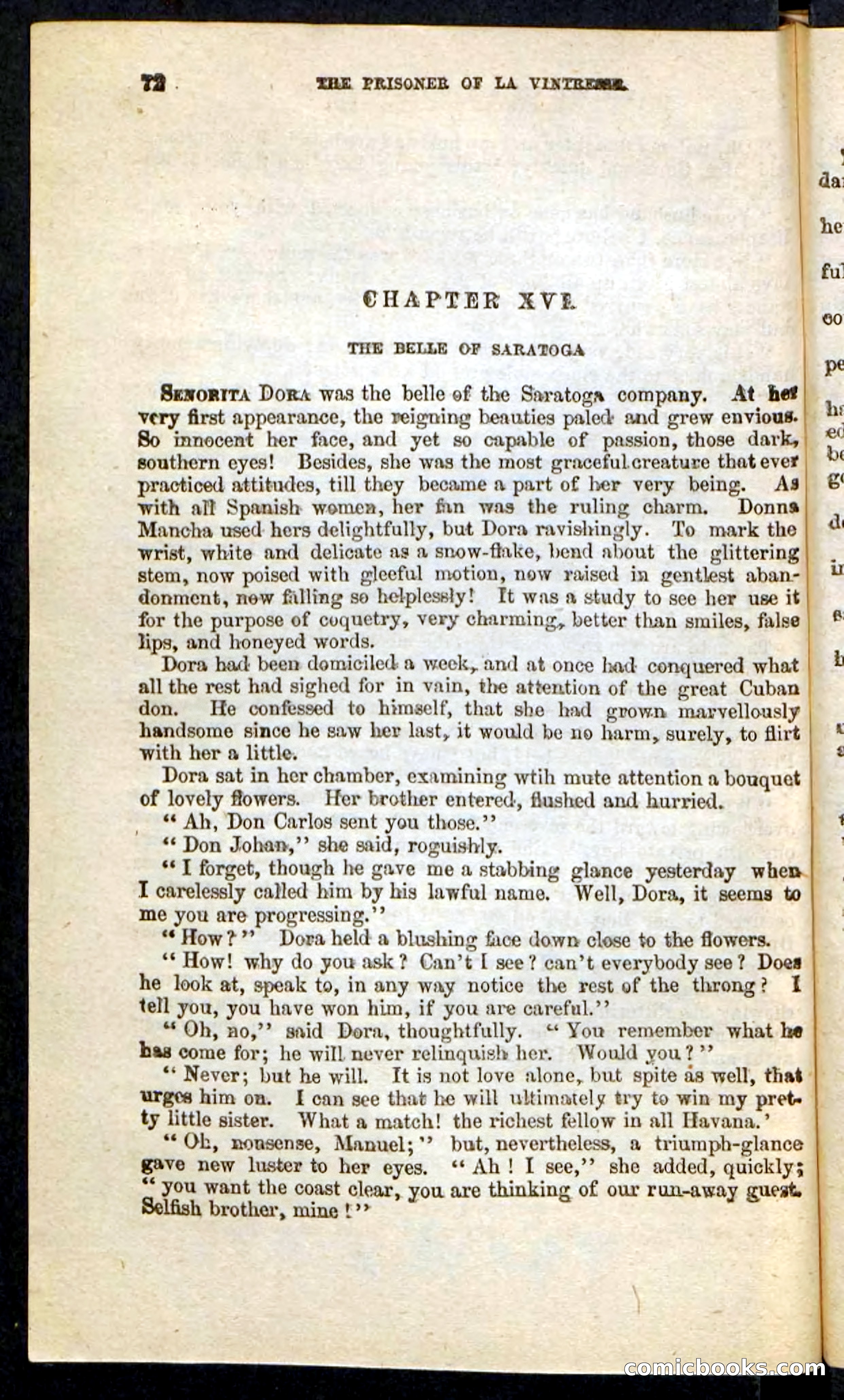 Beadle's Pocket Novels No. 215: Prisoner of La Vintresse — page 68 of 100