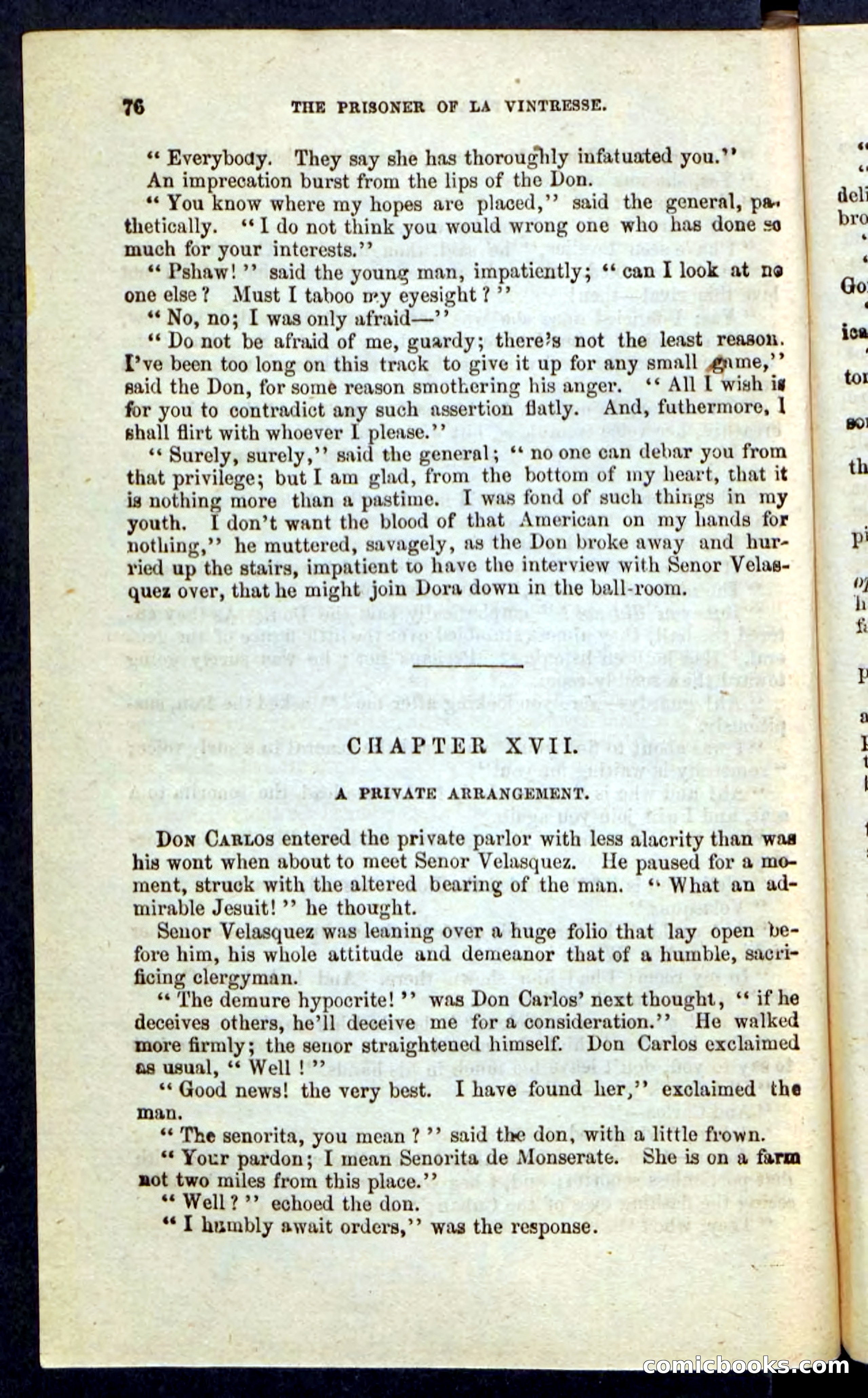 Beadle's Pocket Novels No. 215: Prisoner of La Vintresse — page 72 of 100