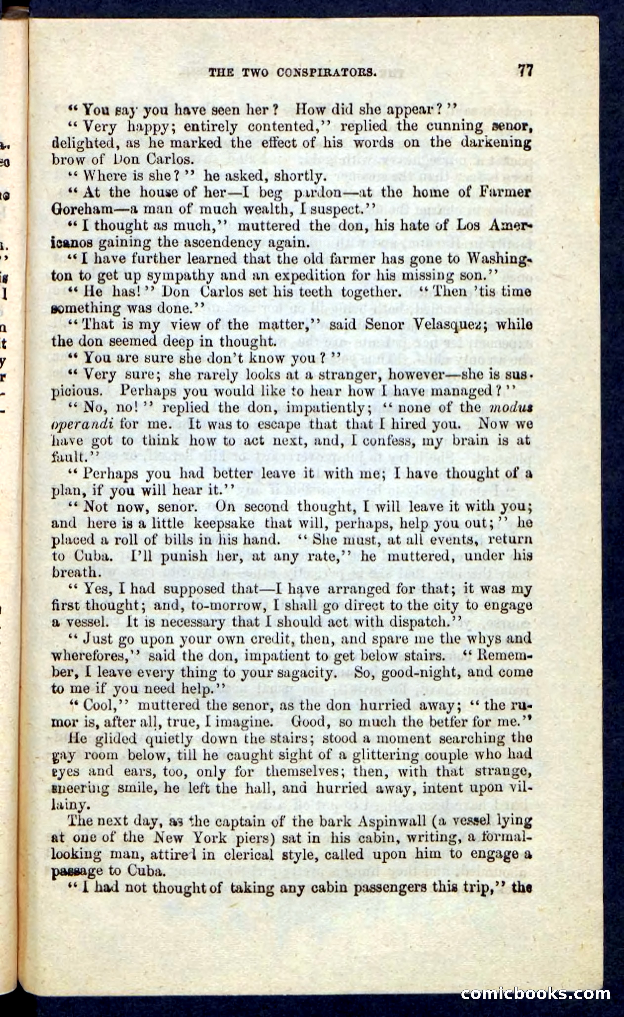 Beadle's Pocket Novels No. 215: Prisoner of La Vintresse — page 73 of 100