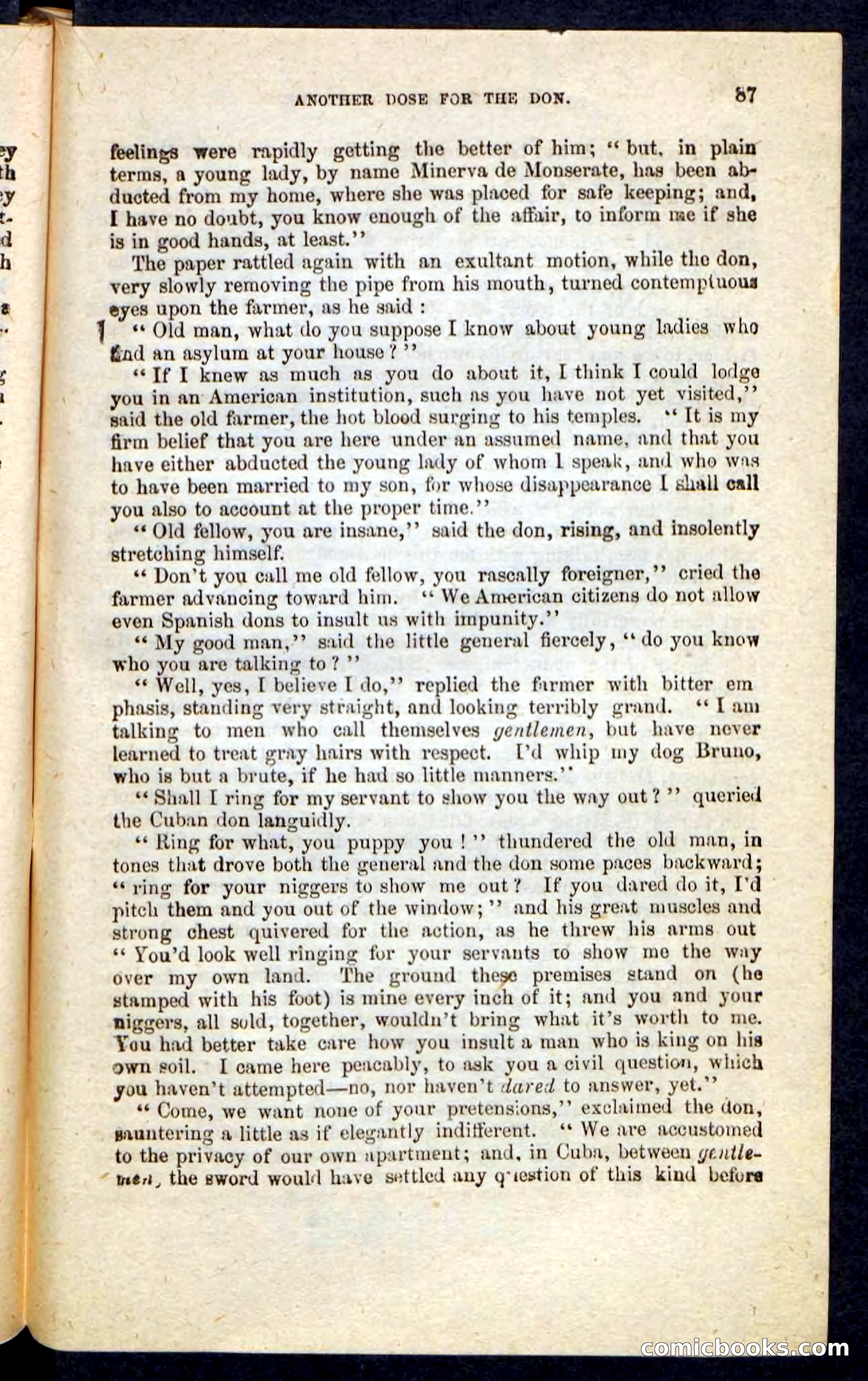Beadle's Pocket Novels No. 215: Prisoner of La Vintresse — page 83 of 100