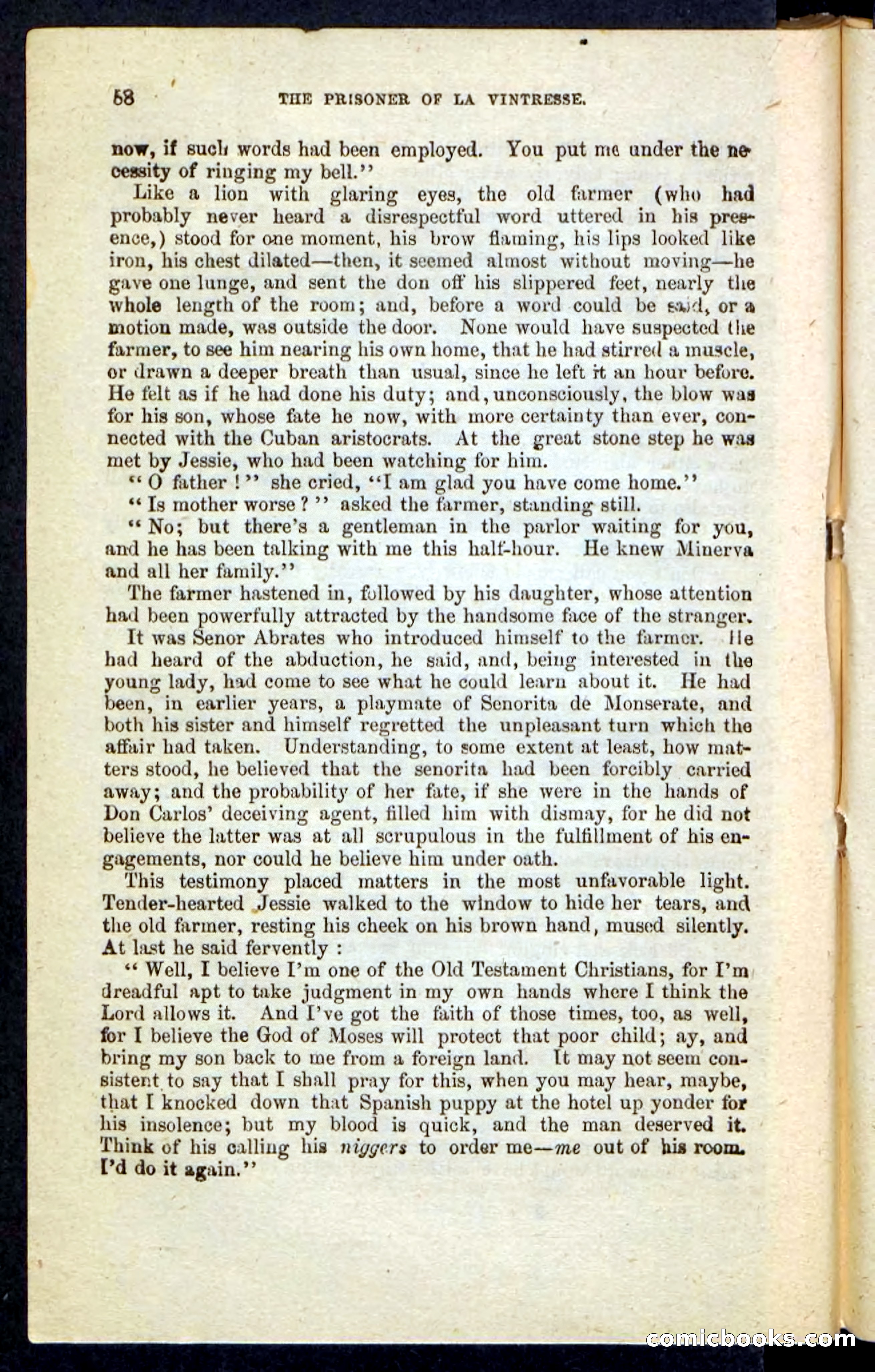 Beadle's Pocket Novels No. 215: Prisoner of La Vintresse — page 84 of 100
