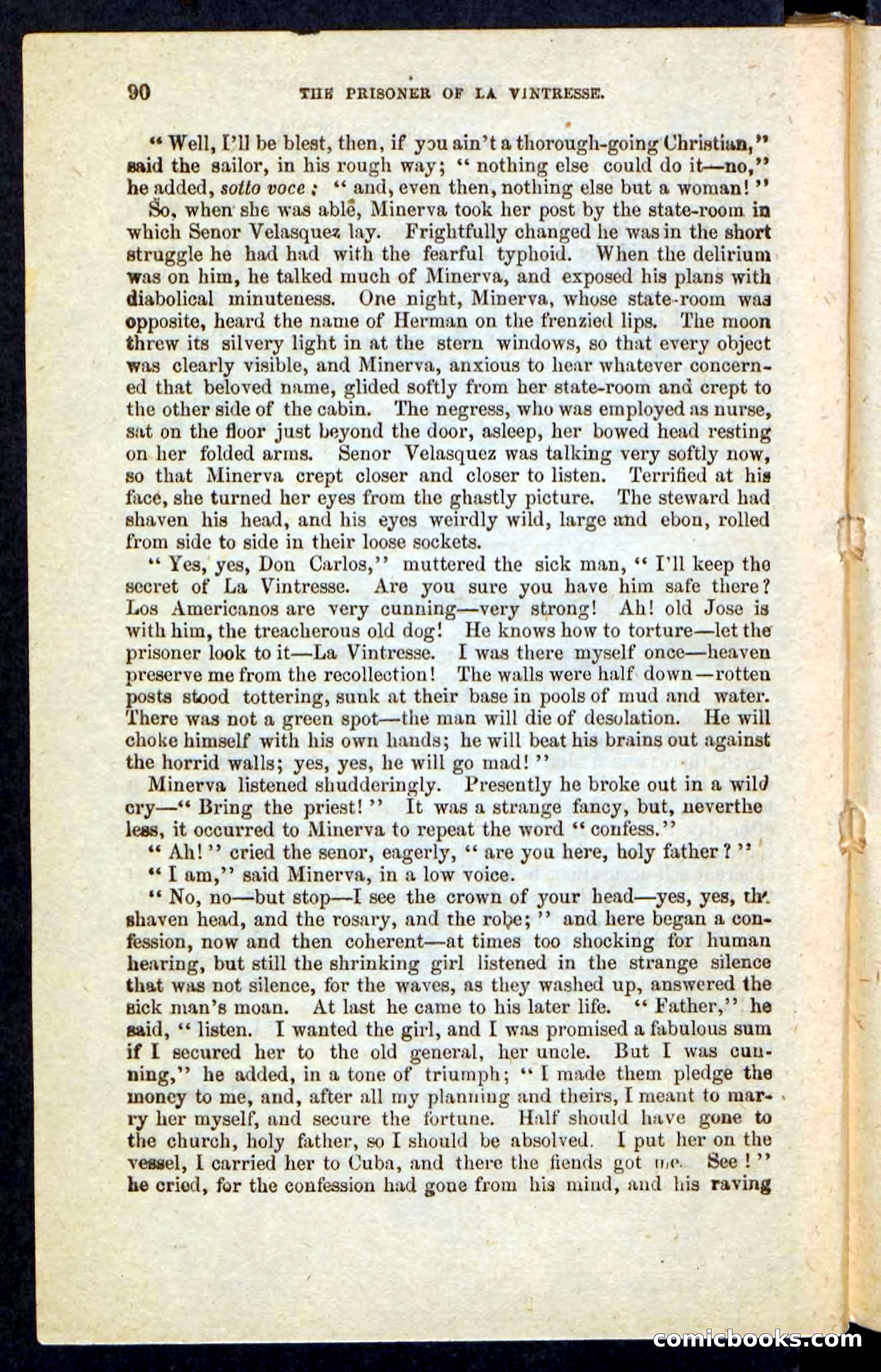 Beadle's Pocket Novels No. 215: Prisoner of La Vintresse — page 86 of 100