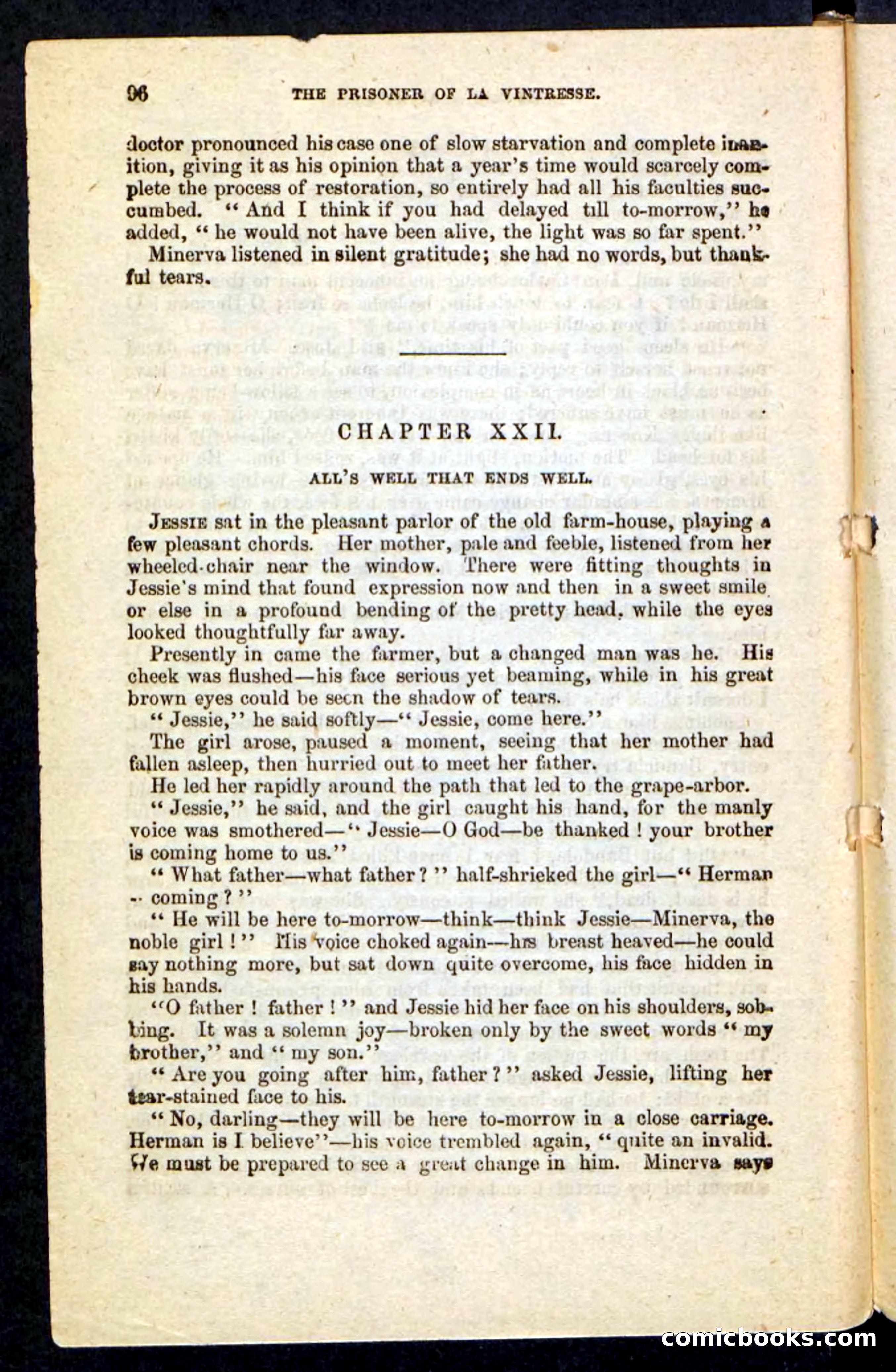 Beadle's Pocket Novels No. 215: Prisoner of La Vintresse — page 92 of 100