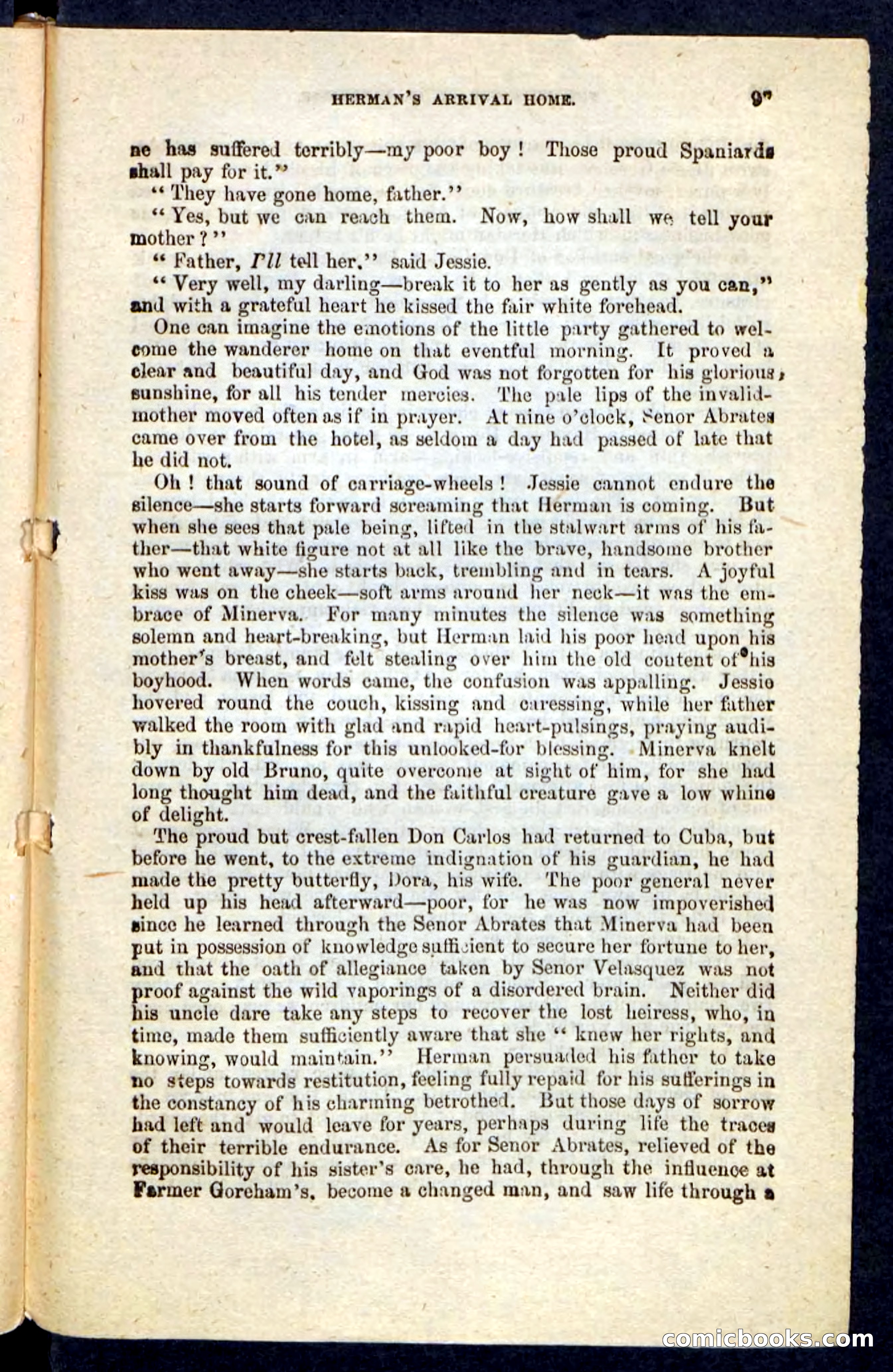 Beadle's Pocket Novels No. 215: Prisoner of La Vintresse — page 93 of 100