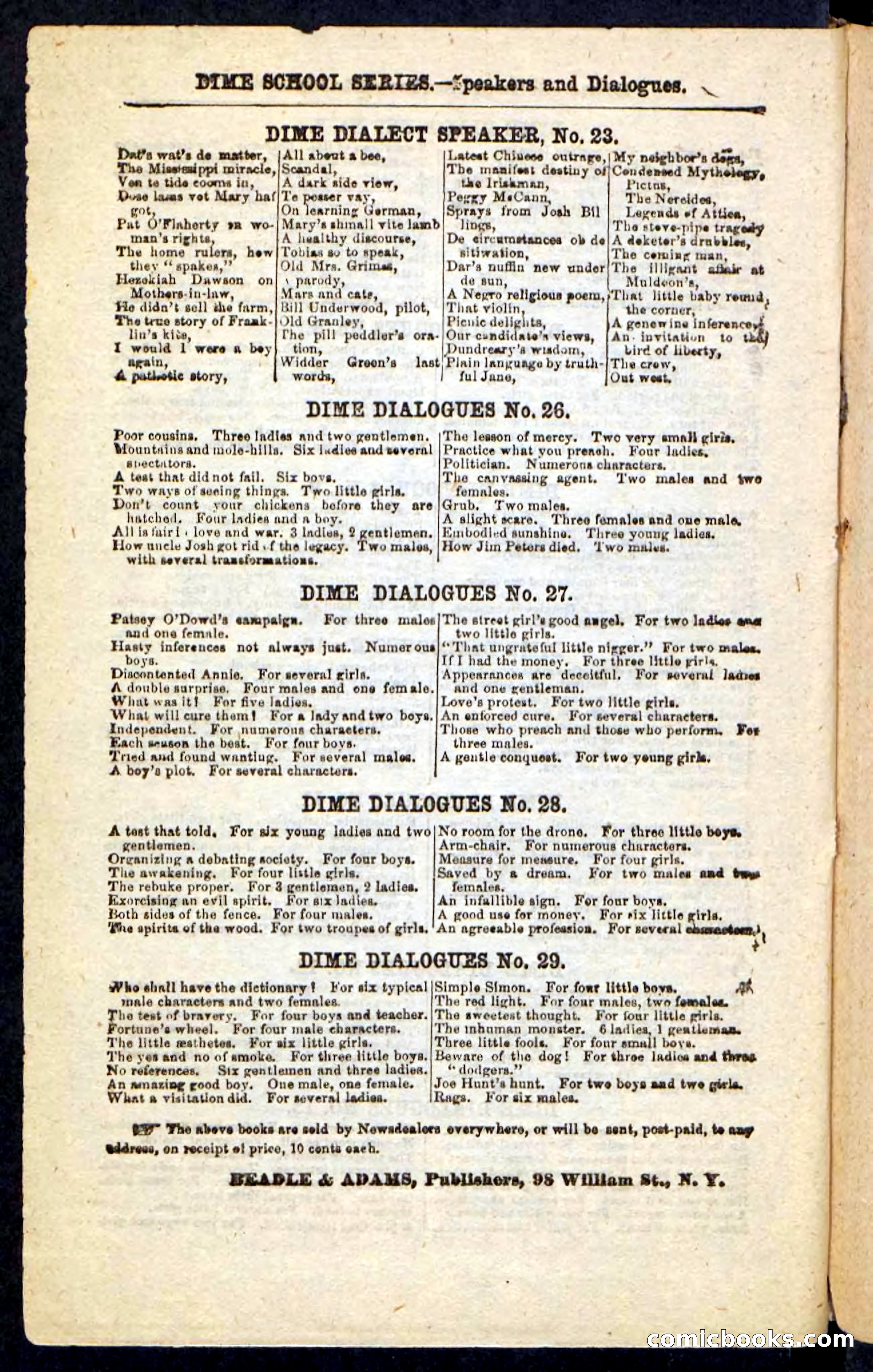 Beadle's Pocket Novels No. 215: Prisoner of La Vintresse — page 98 of 100