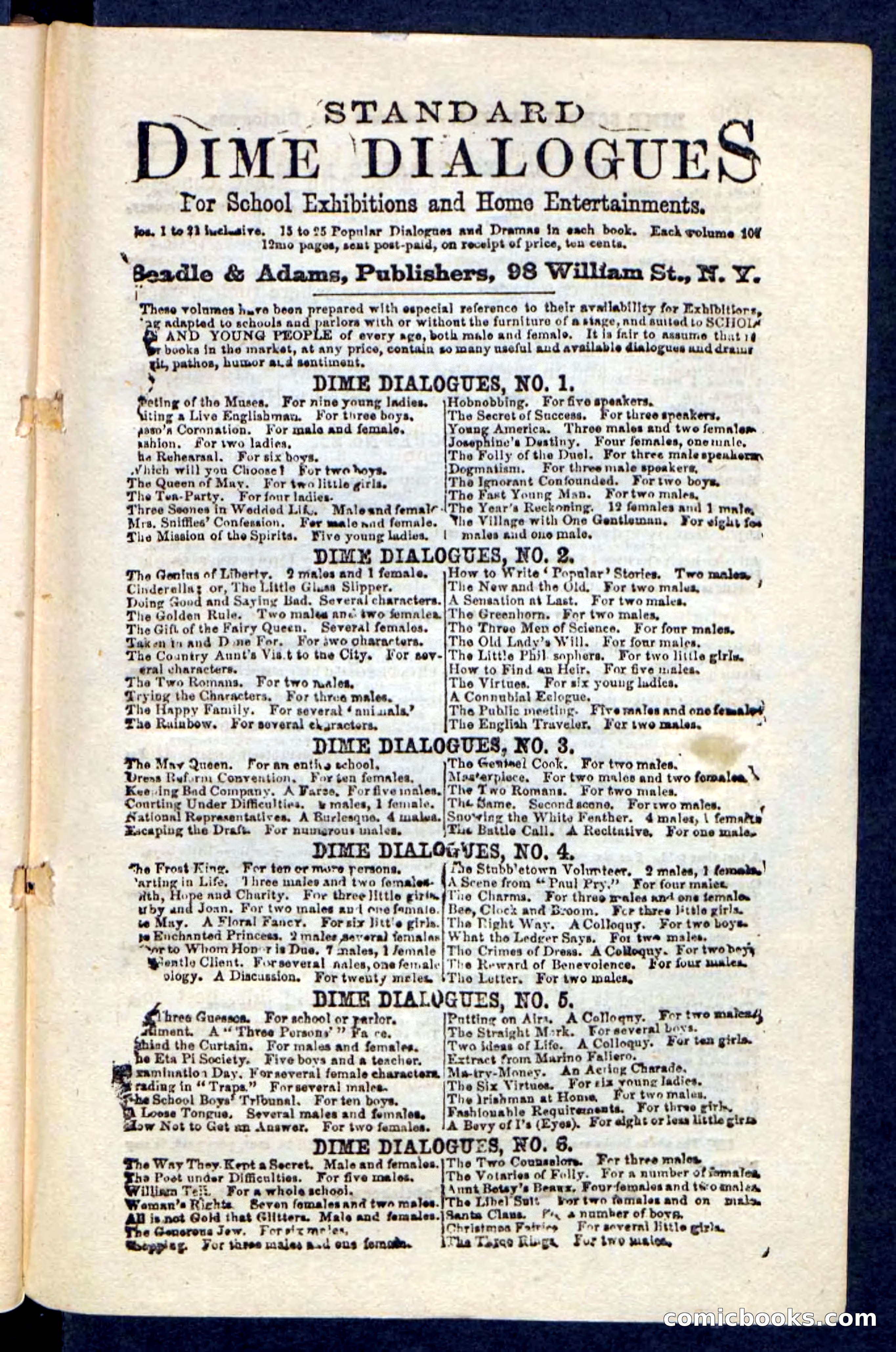 Beadle's Pocket Novels No. 216 — page 97 of 100
