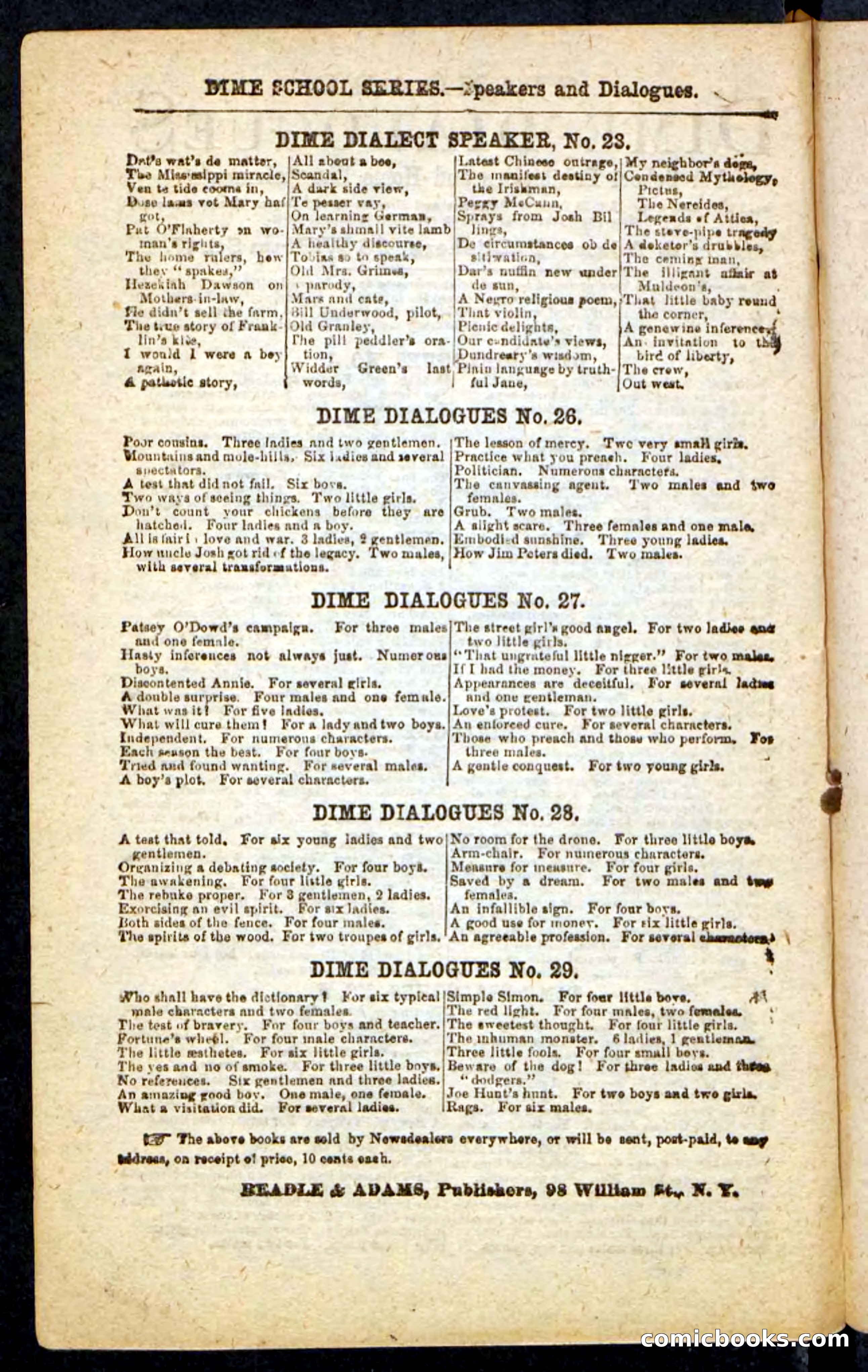 Beadle's Pocket Novels No. 217: Witch of the Wallowish — page 98 of 100