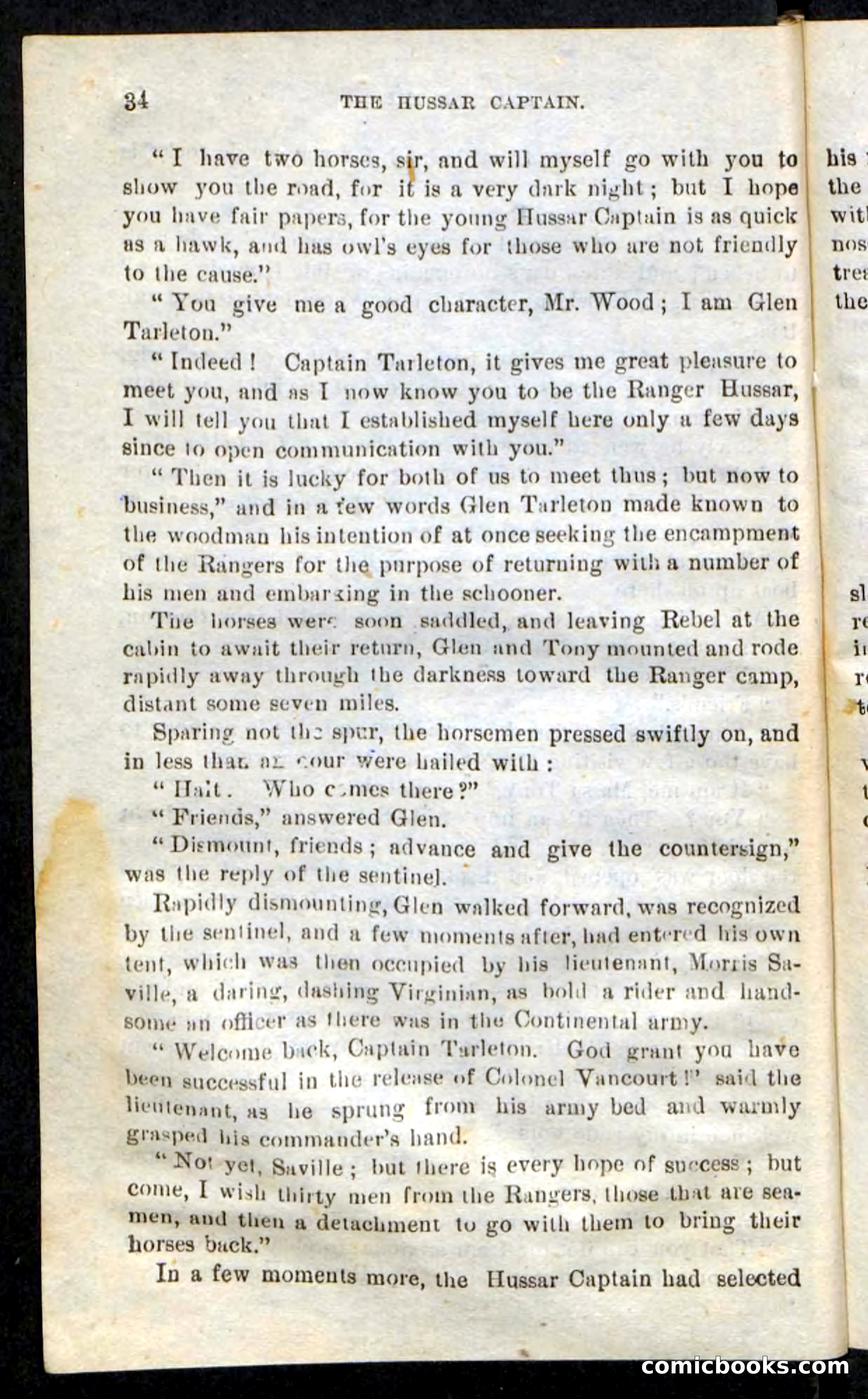 The Hussar Captain — page 30 of 100