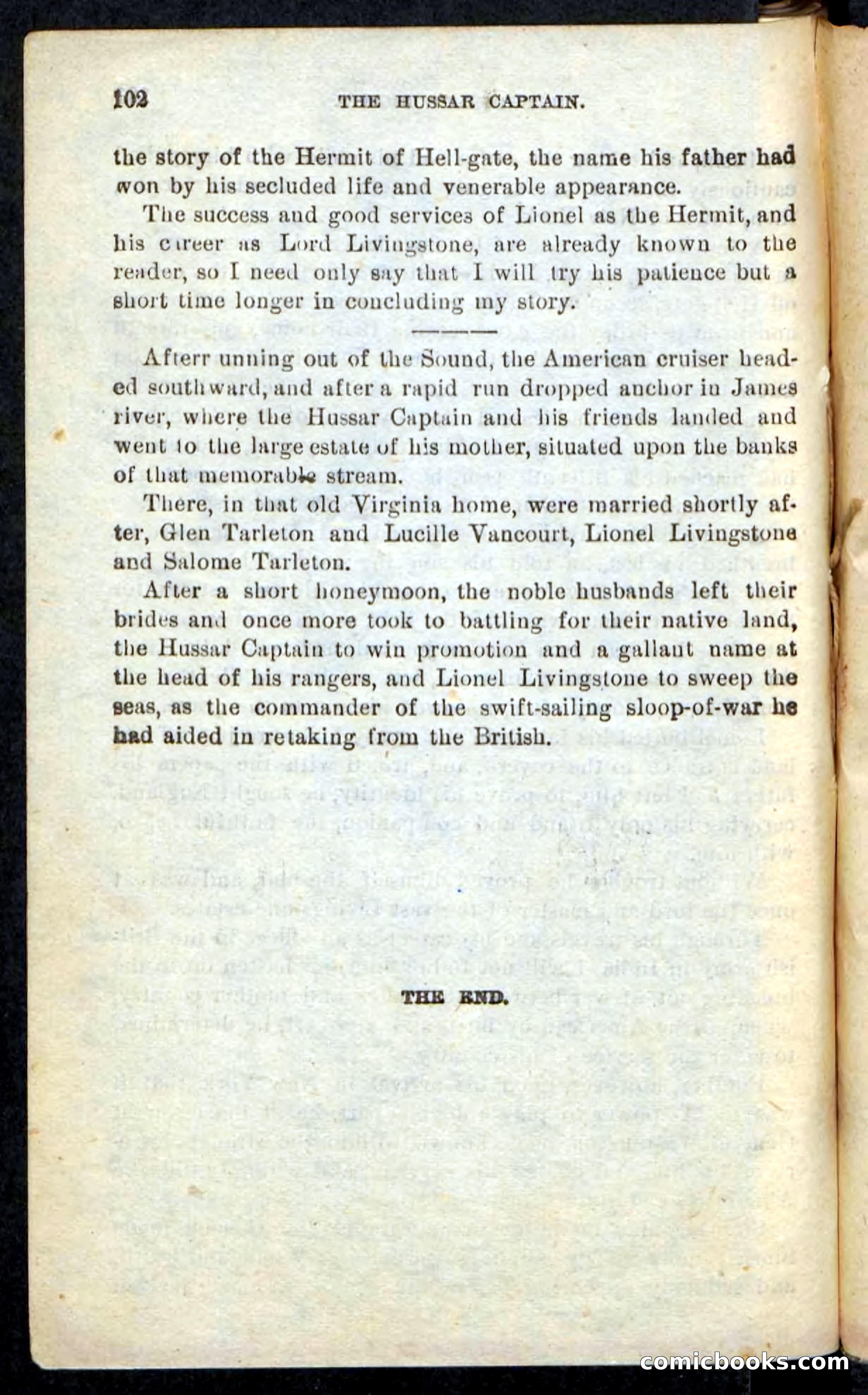 The Hussar Captain — page 98 of 100