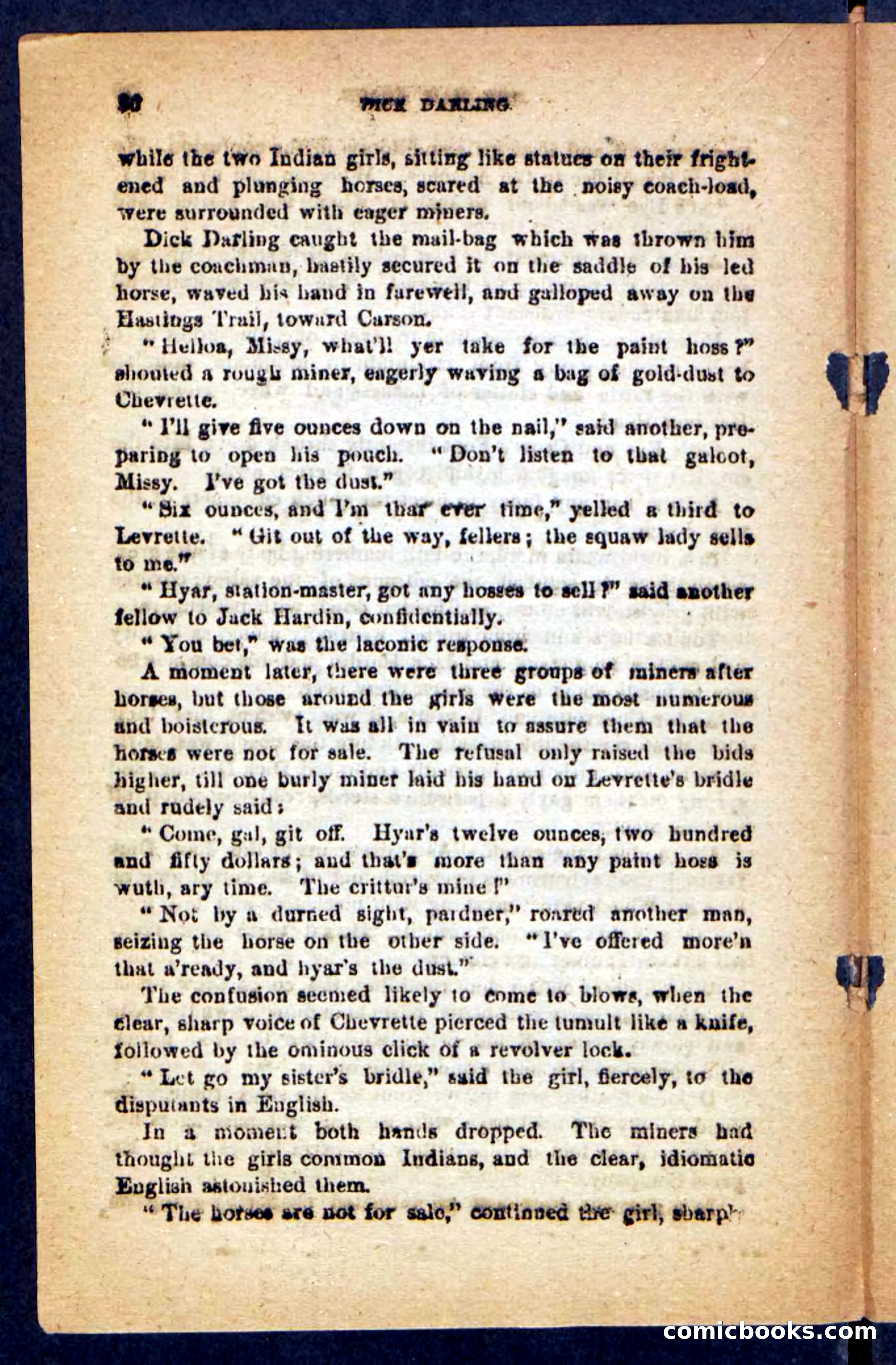 Beadle's Pocket Novels No. 221: Dick Darling — page 16 of 100