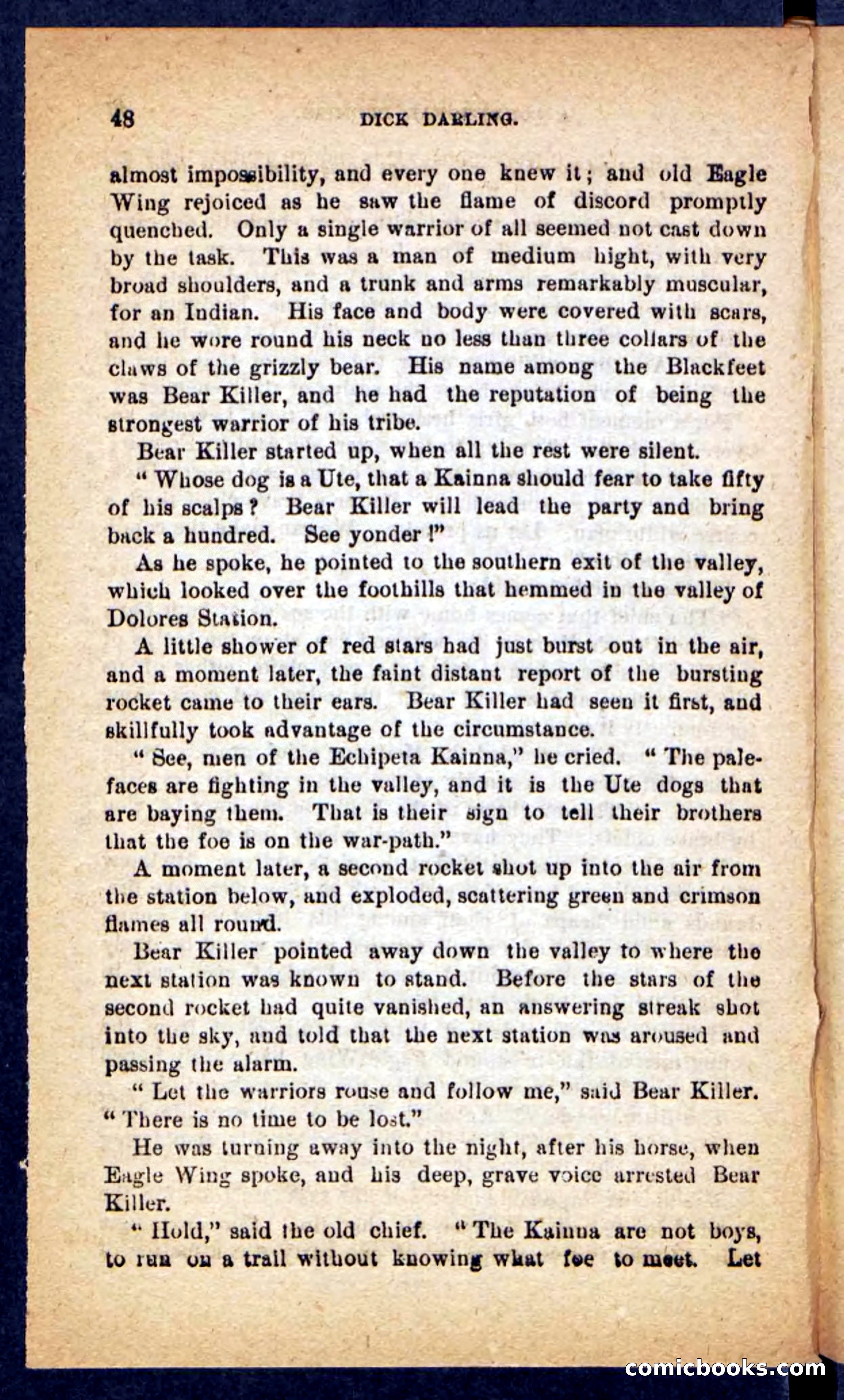 Beadle's Pocket Novels No. 221: Dick Darling — page 44 of 100