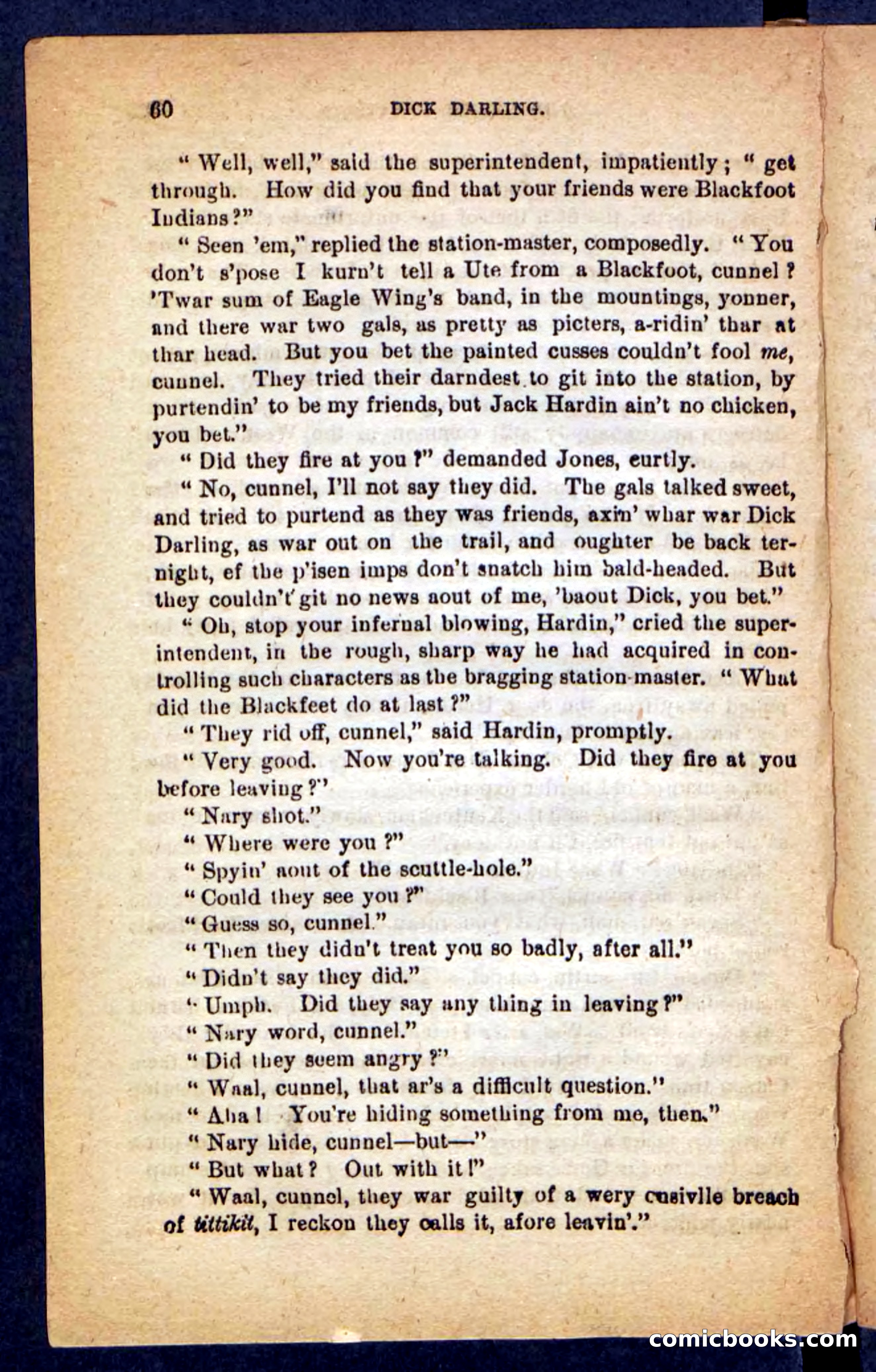 Beadle's Pocket Novels No. 221: Dick Darling — page 56 of 100