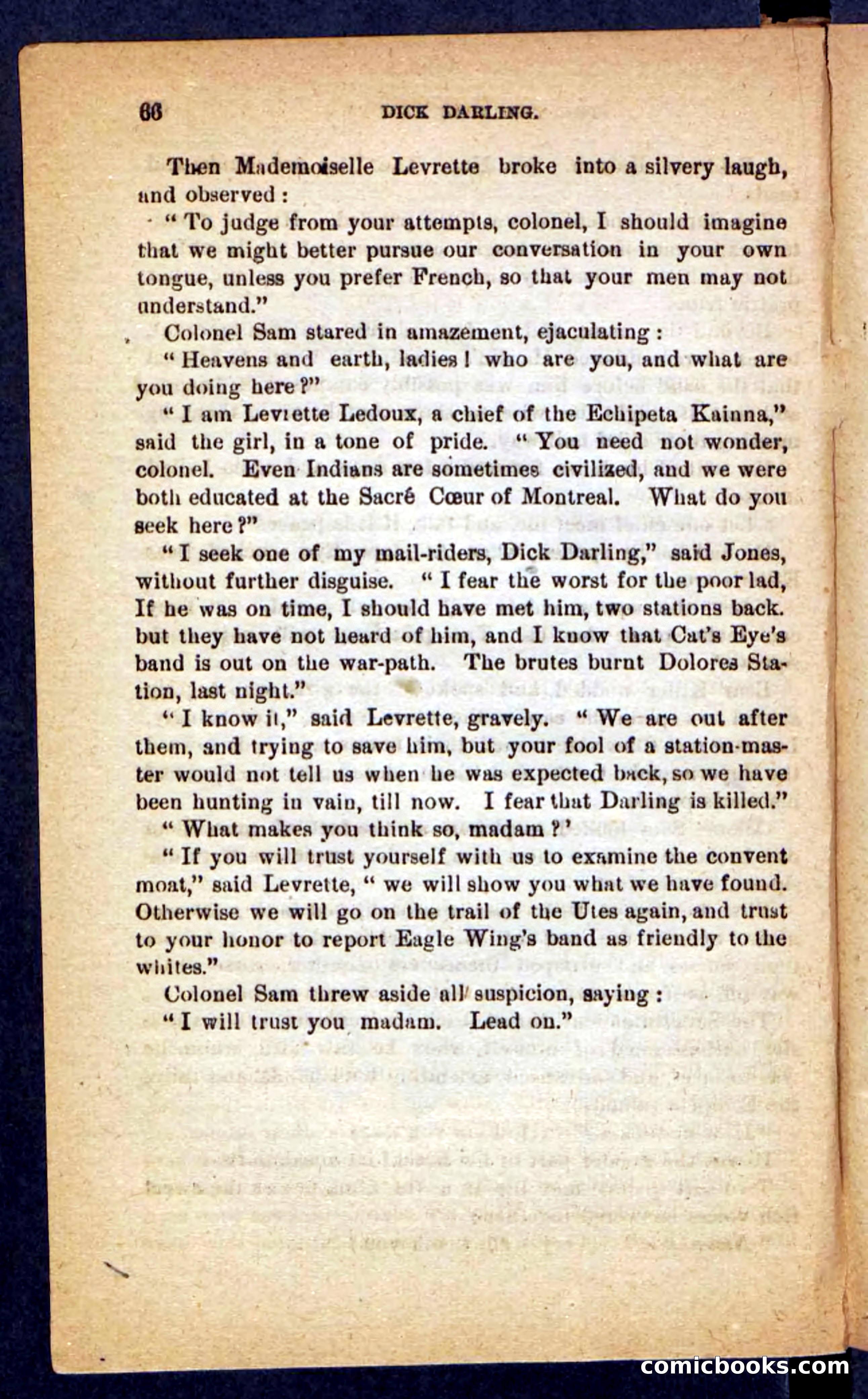 Beadle's Pocket Novels No. 221: Dick Darling — page 62 of 100