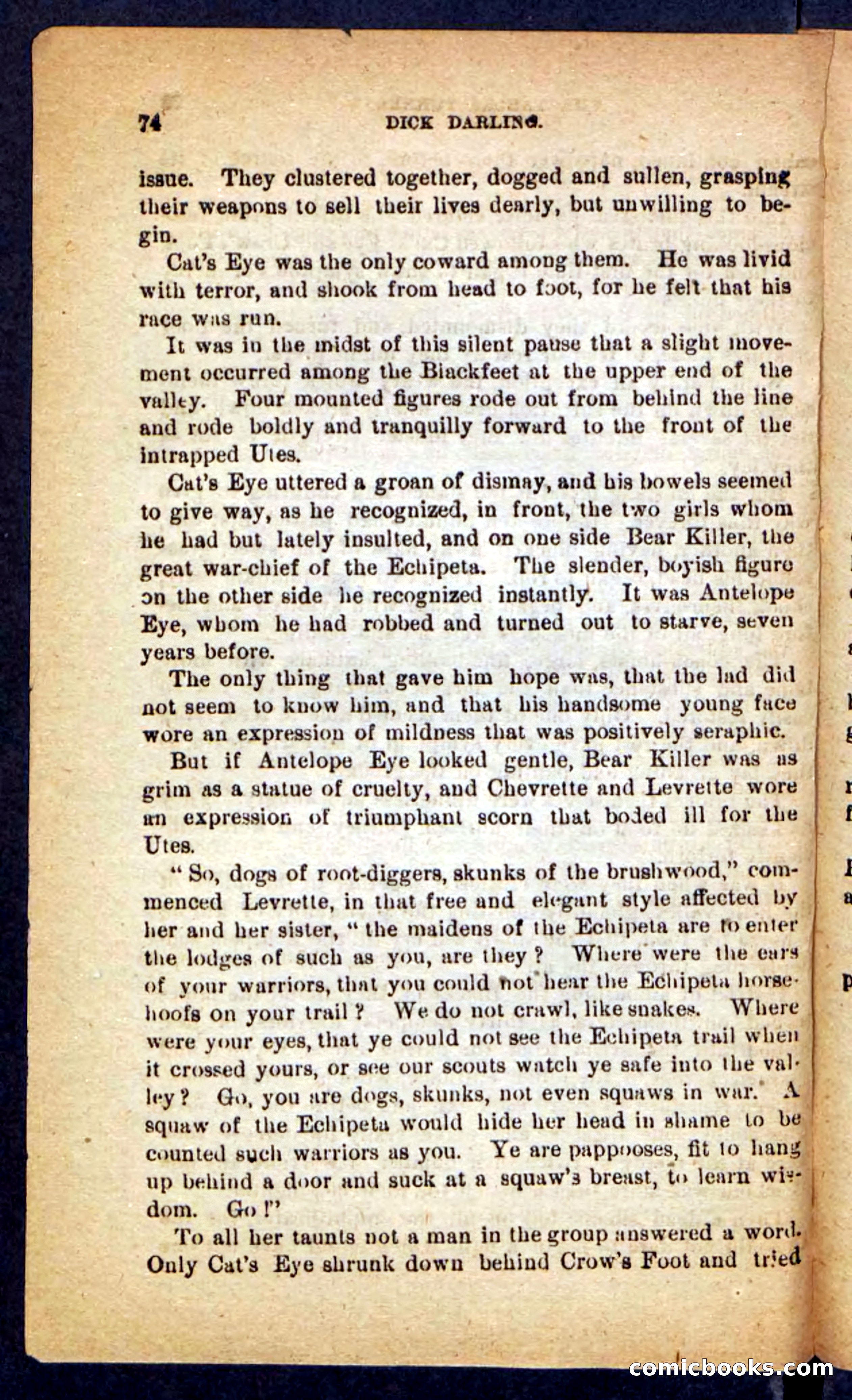 Beadle's Pocket Novels No. 221: Dick Darling — page 70 of 100