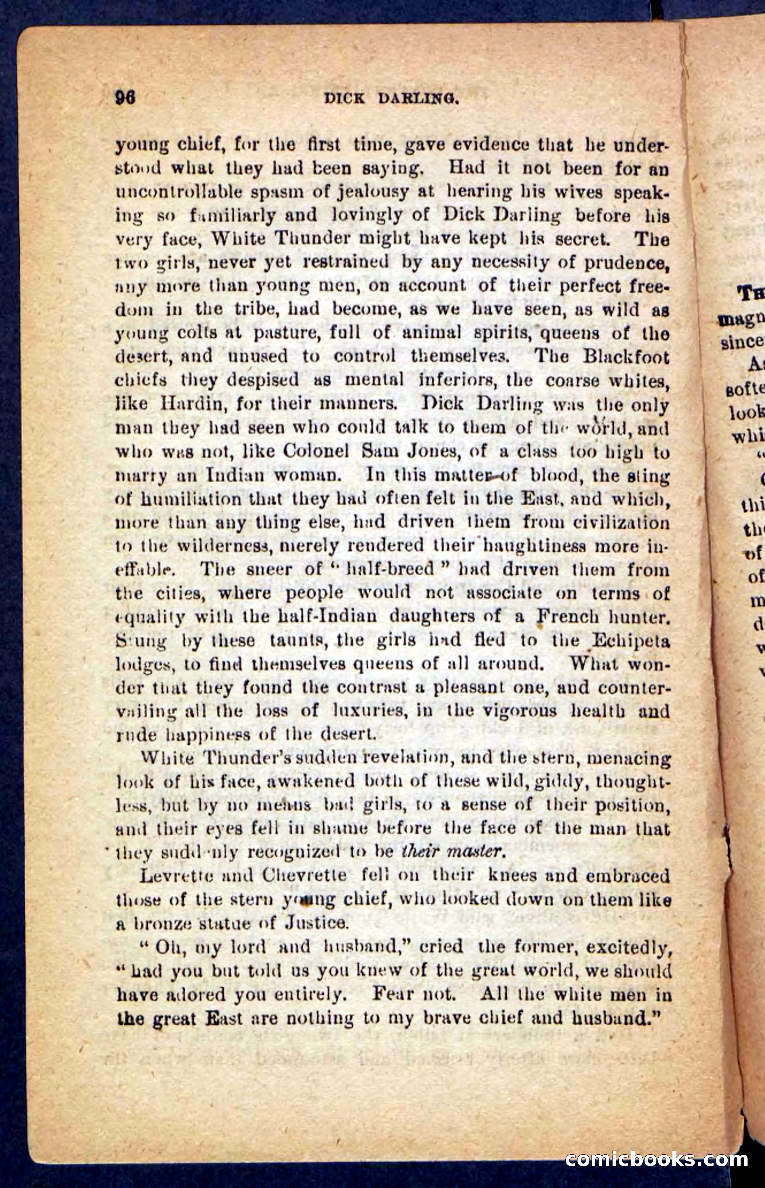Beadle's Pocket Novels No. 221: Dick Darling — page 92 of 100