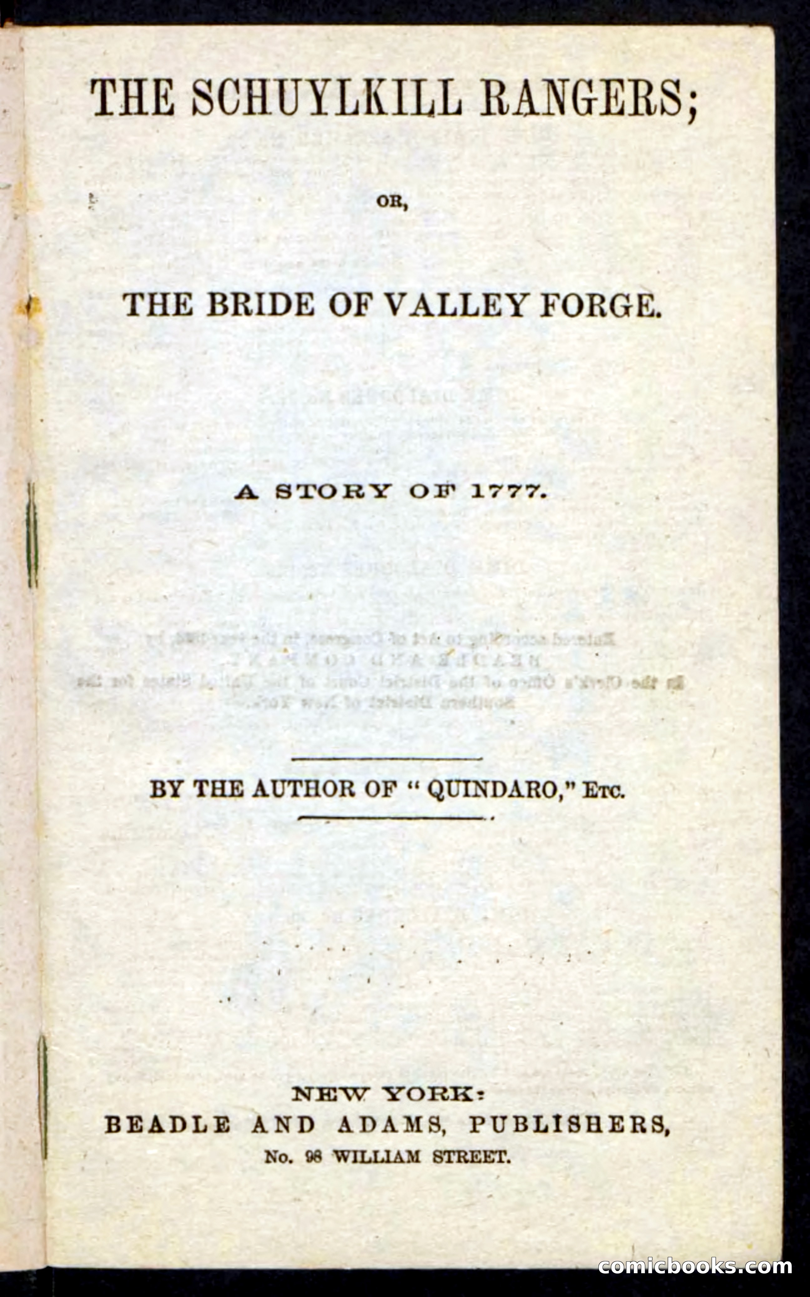 Beadle's Pocket Novels: The Schuylkill Rangers — page 3 of 100