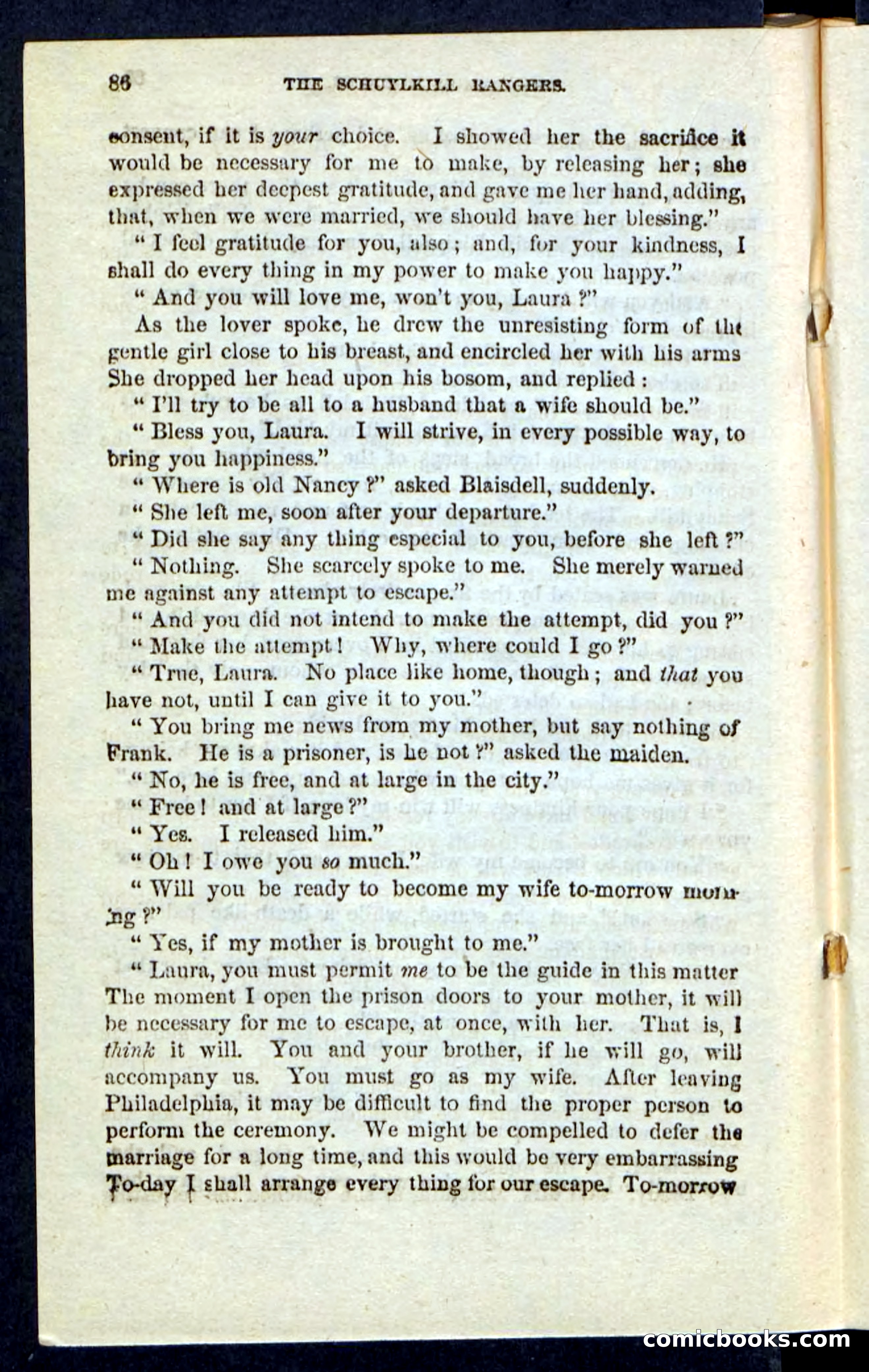 Beadle's Pocket Novels: The Schuylkill Rangers — page 82 of 100