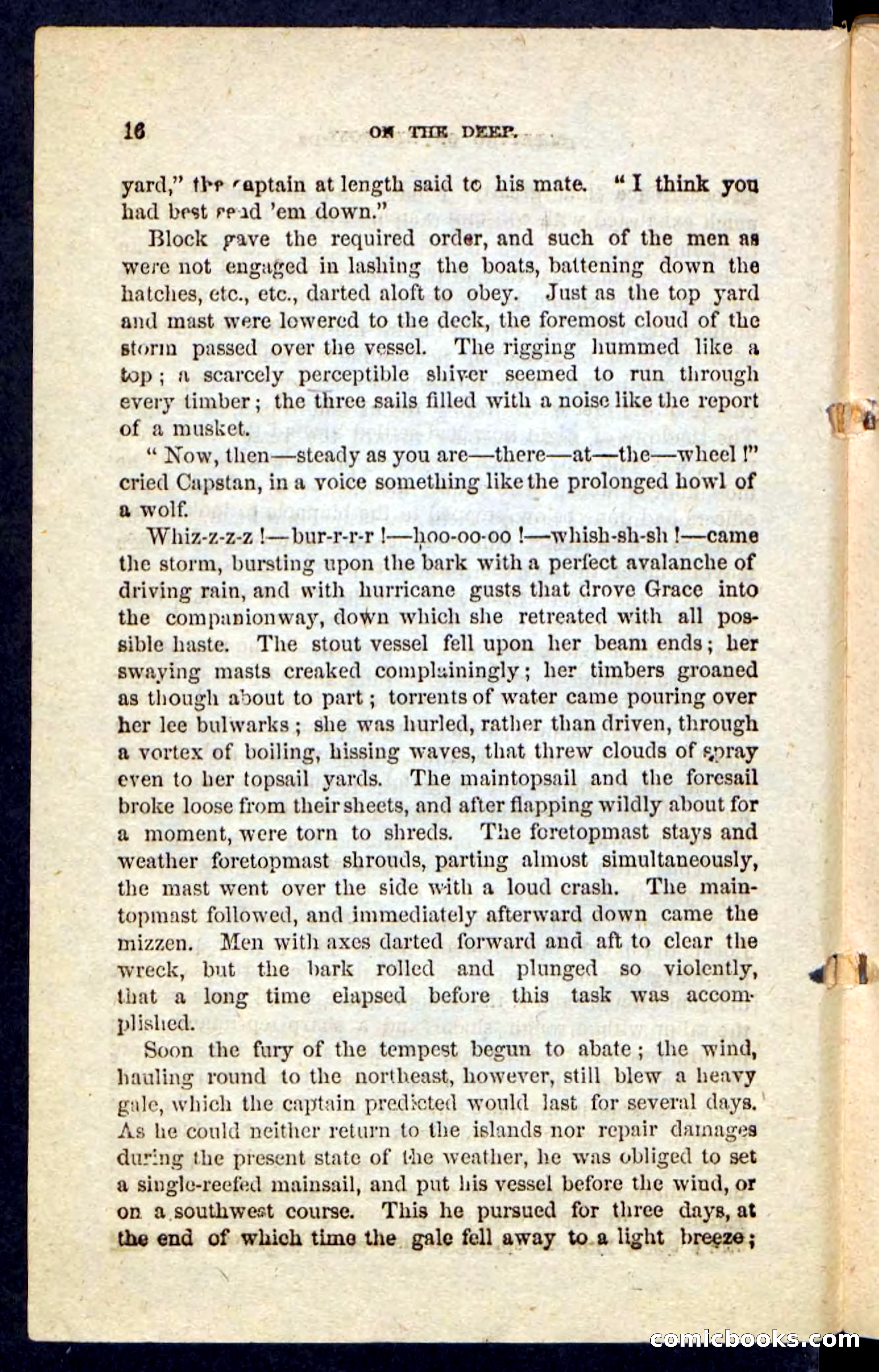 Beadle's Pocket Novels No. 226: On the Deep — page 12 of 100
